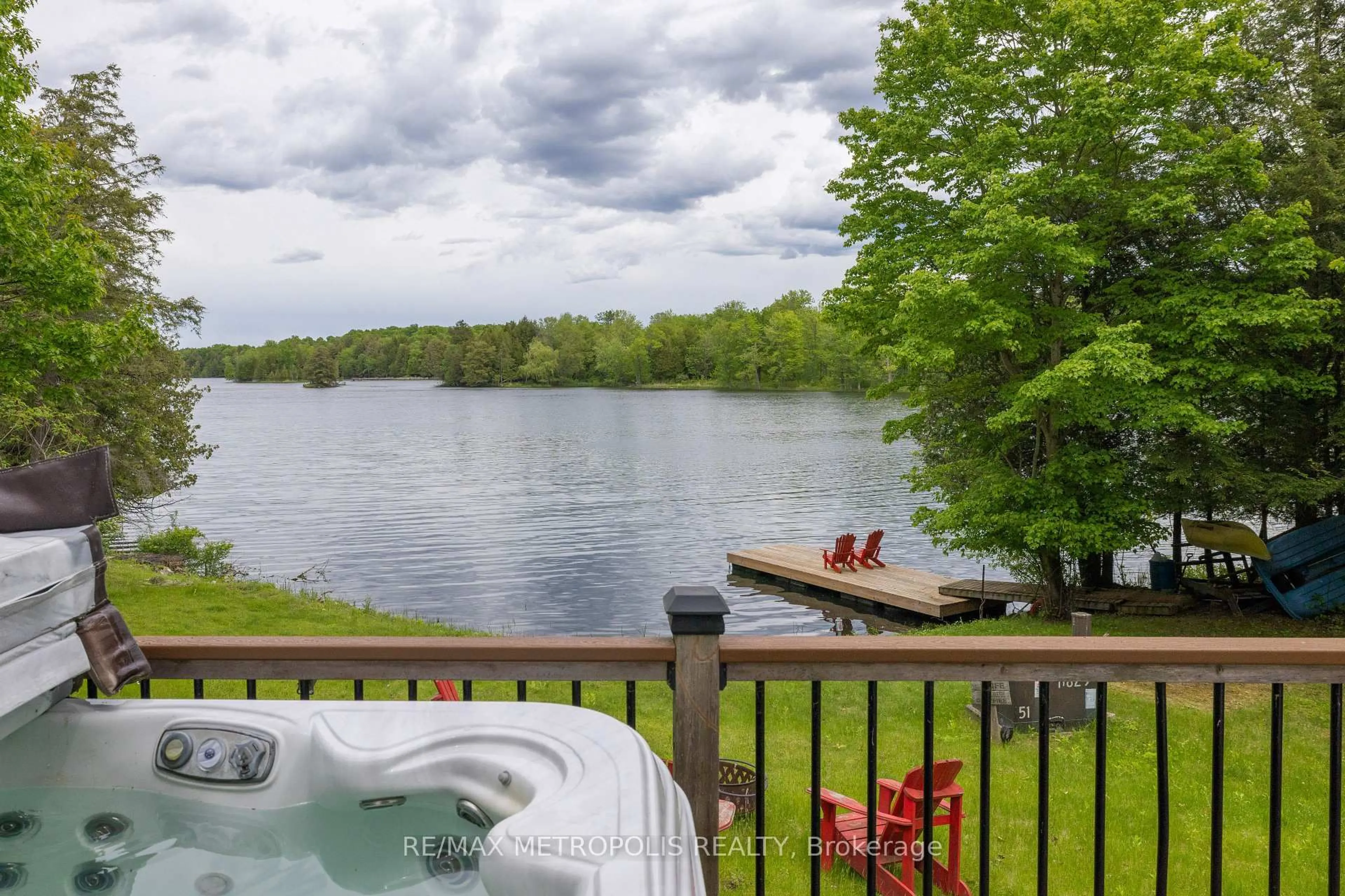 Patio, water/lake/river/ocean view for 763 NARROWS LOCK Rd #114, Rideau Lakes Ontario K0G 1V0