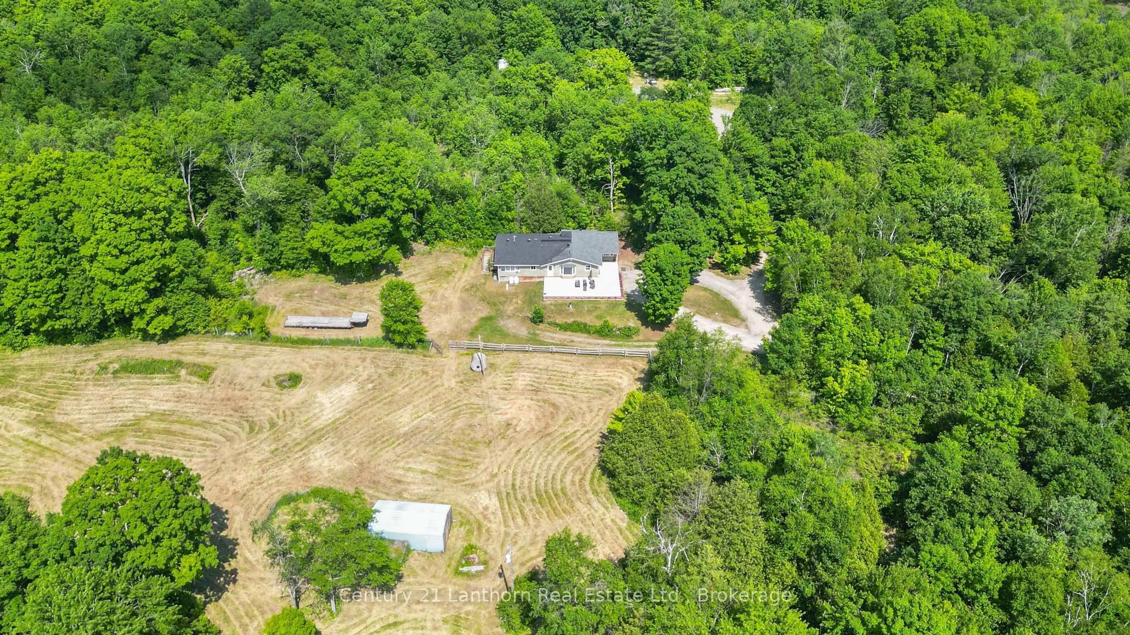 A pic from outside/outdoor area/front of a property/back of a property/a pic from drone, unknown for 932 Hunt Club Rd, Madoc Ontario K0K 2K0