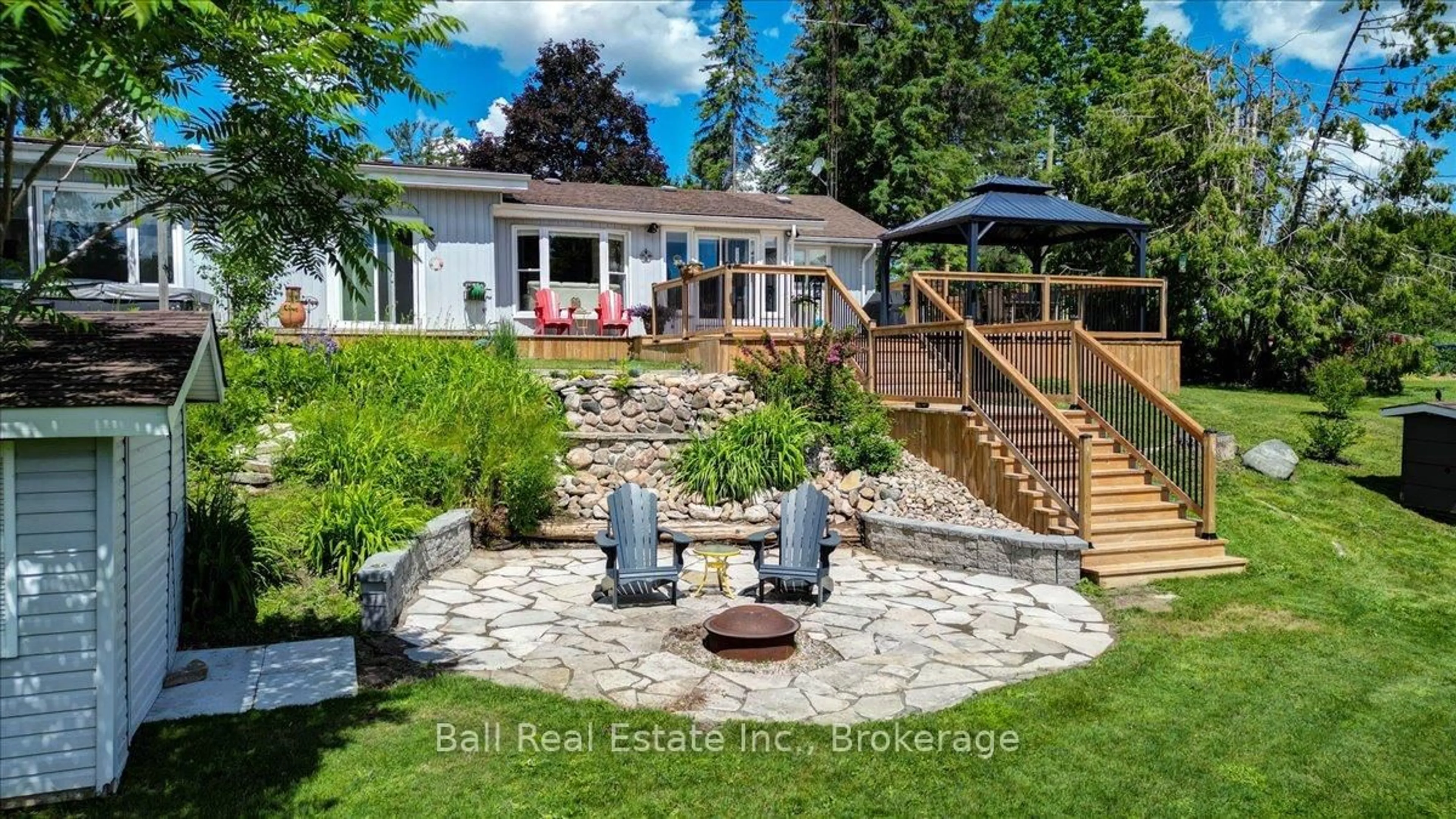 Patio, water/lake/river/ocean view for 883 Tindle Crt, Selwyn Ontario K9J 0C5