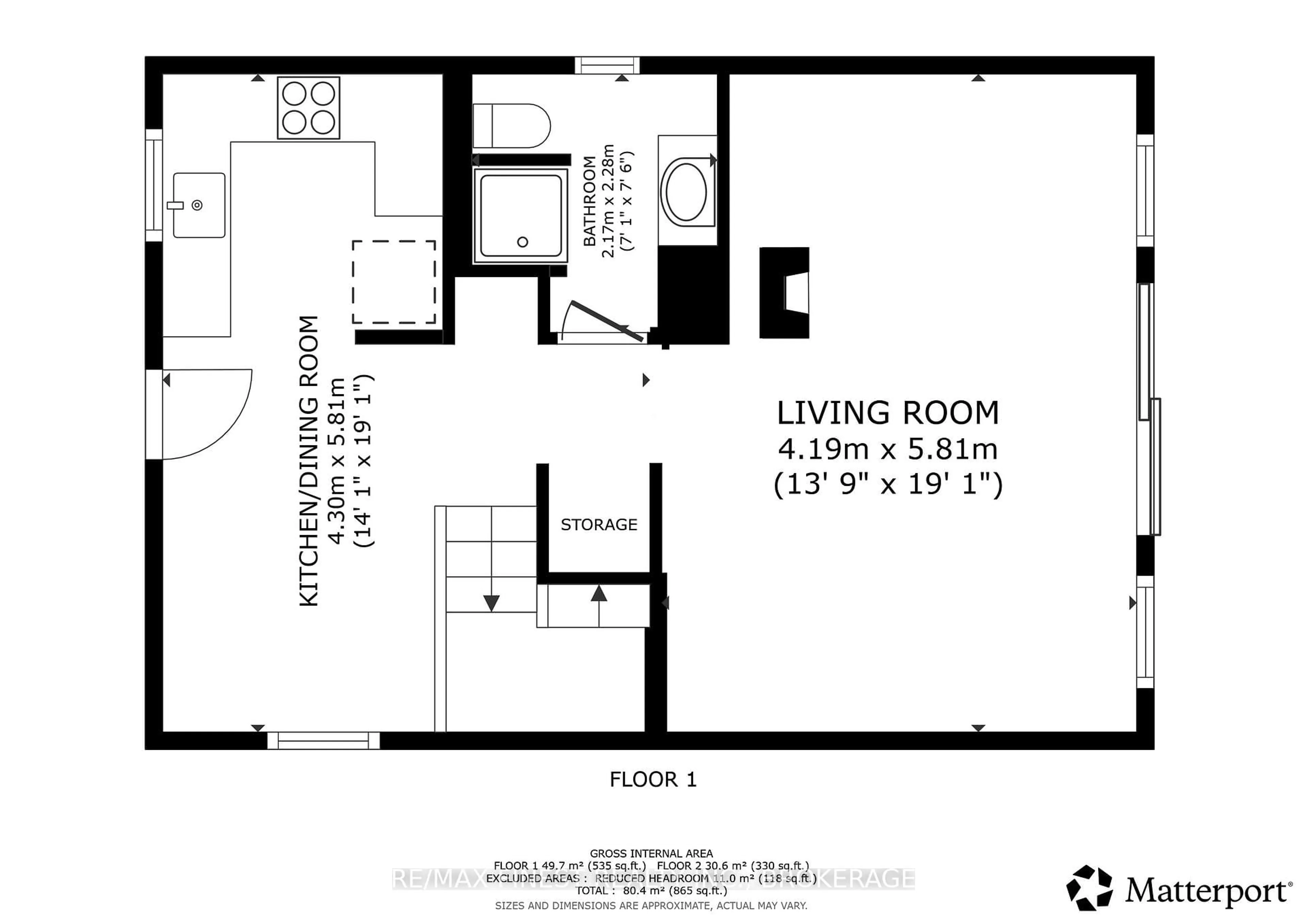 Floor plan for 1086 Salamander Lane, Sydenham Ontario K0H 2T0