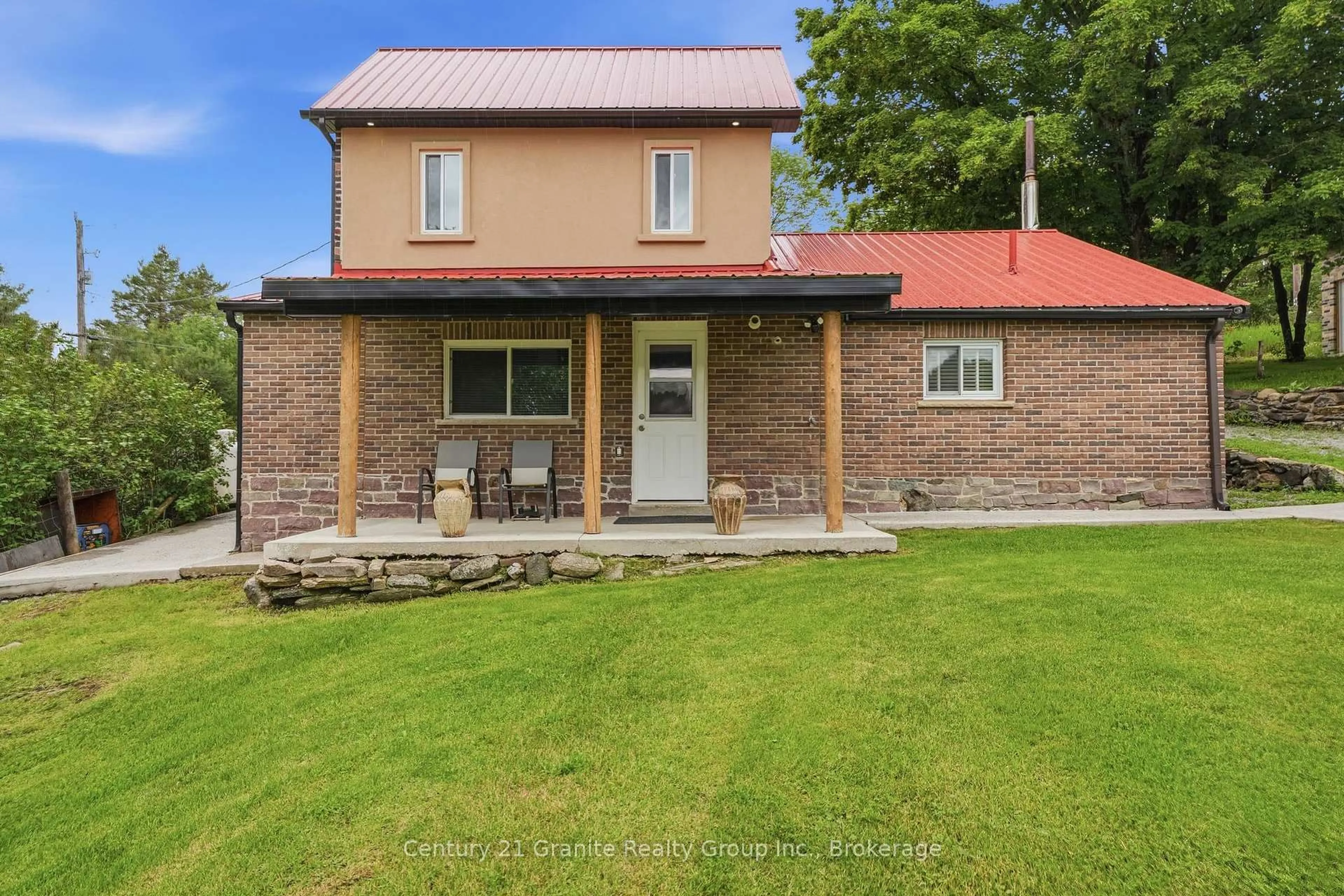 Home with brick exterior material, street for 1742 Rose Island Rd, Coe Hill Ontario K0L 1P0