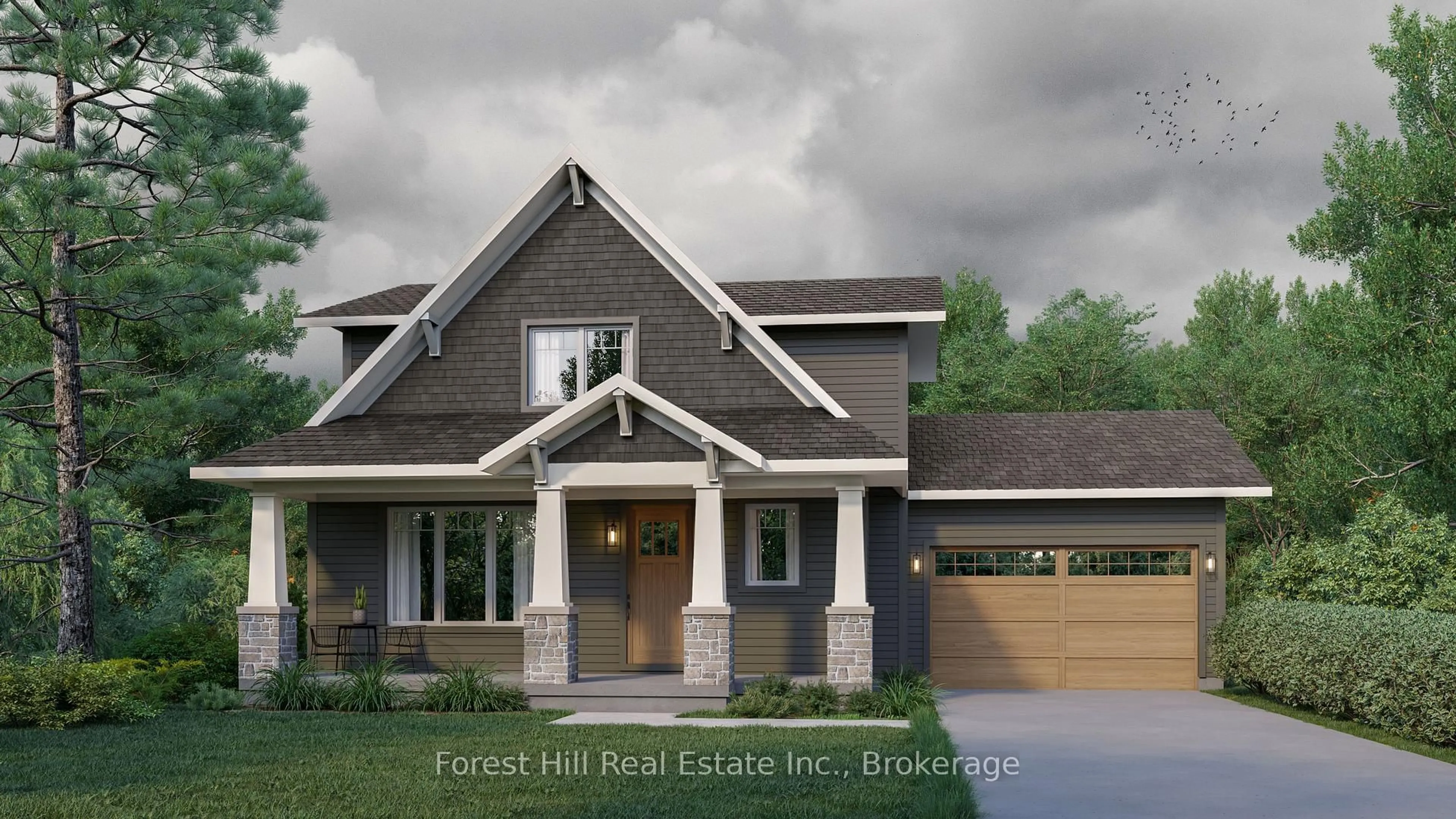 Home with brick exterior material, street for 154 Bowles Bluff Rd, Grey Highlands Ontario N0C 1H0