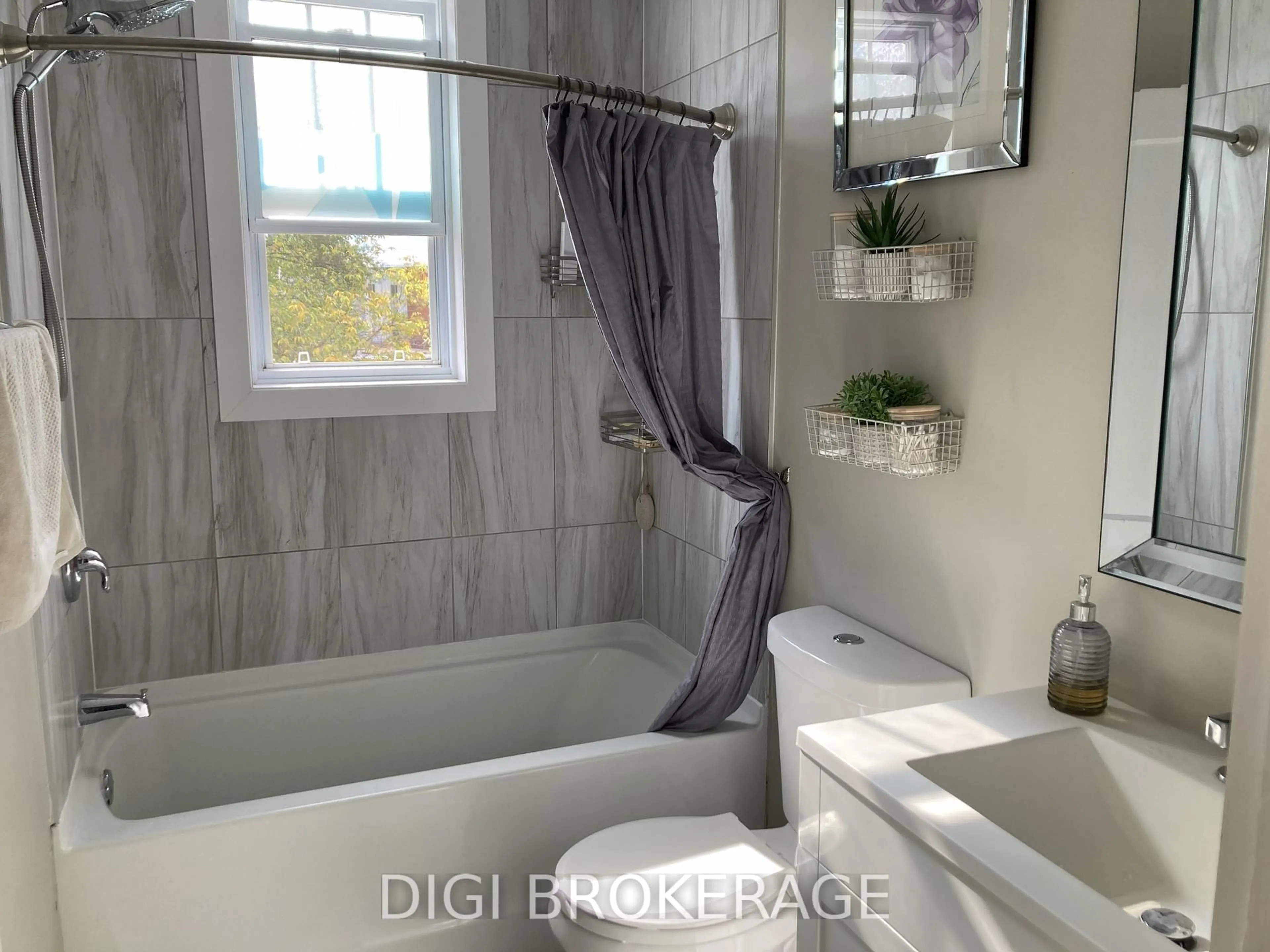 Contemporary bathroom, ceramic/tile floor for 13 Acacia Ave #11 #s1-3; 13 #s 1-3, Ottawa Ontario K1M 0P3