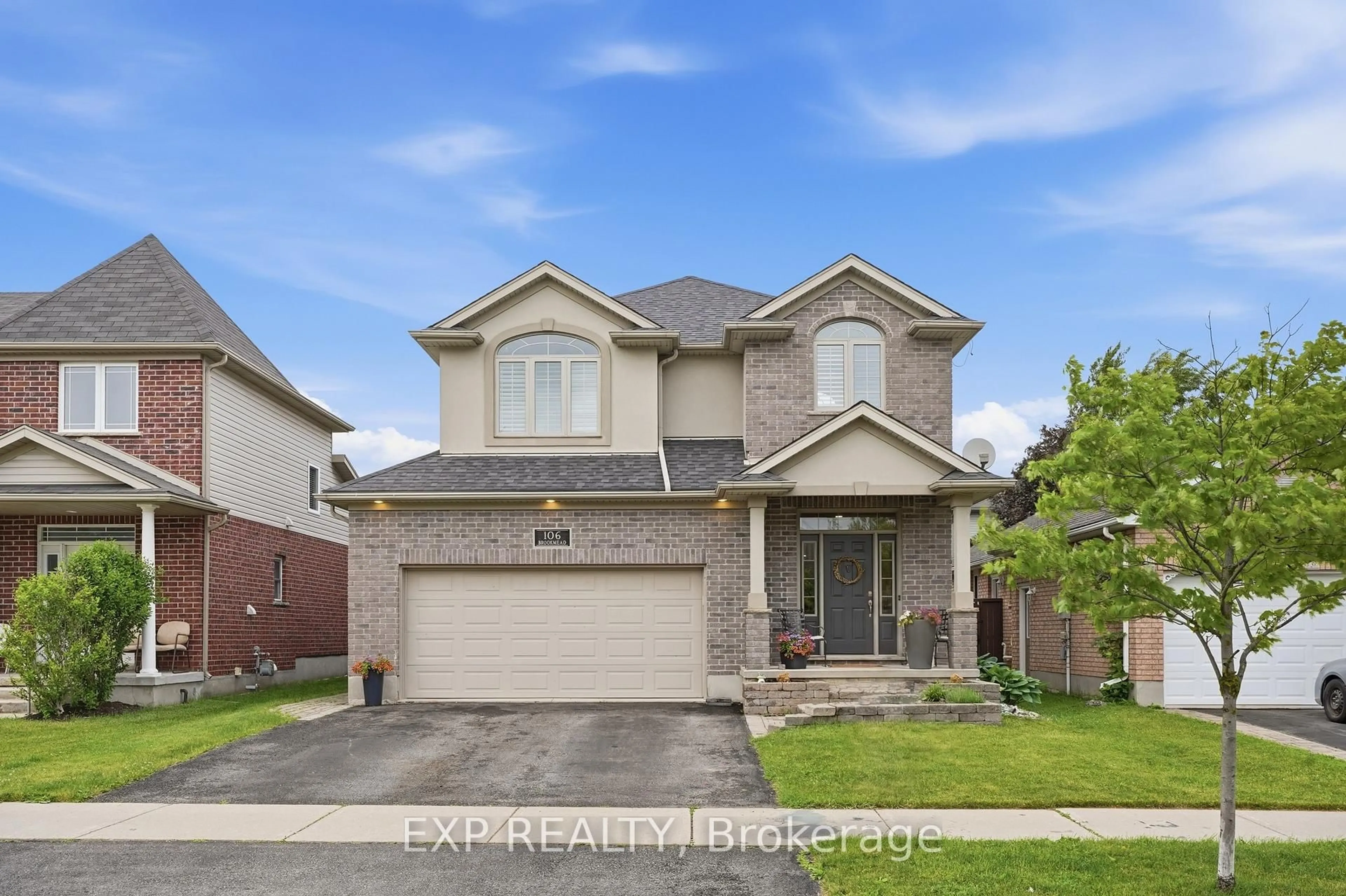 Home with brick exterior material, street for 106 Brookmead St, Woolwich Ontario N3B 3M1
