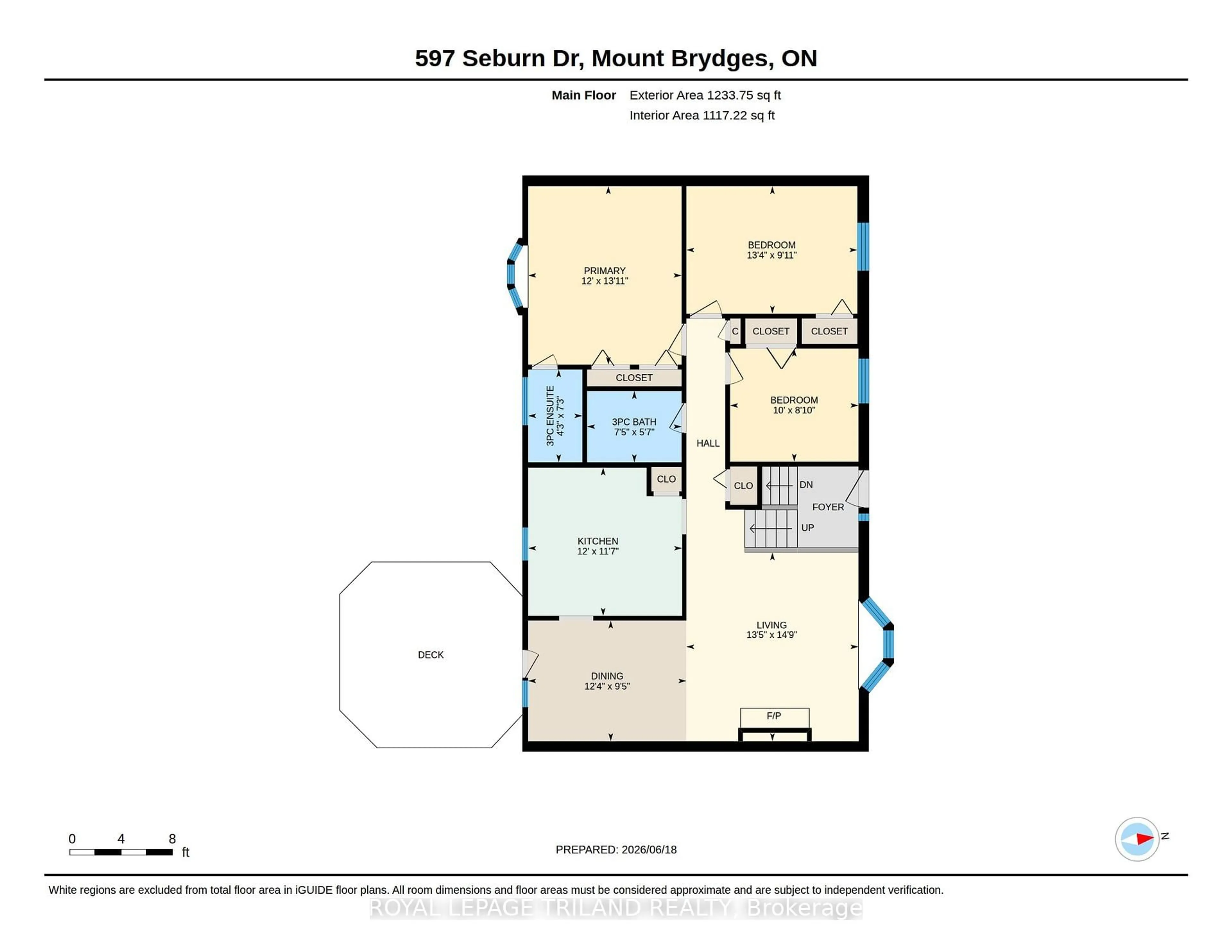 Floor plan for 597 SEBURN Dr, Strathroy-Caradoc Ontario N0L 1W0