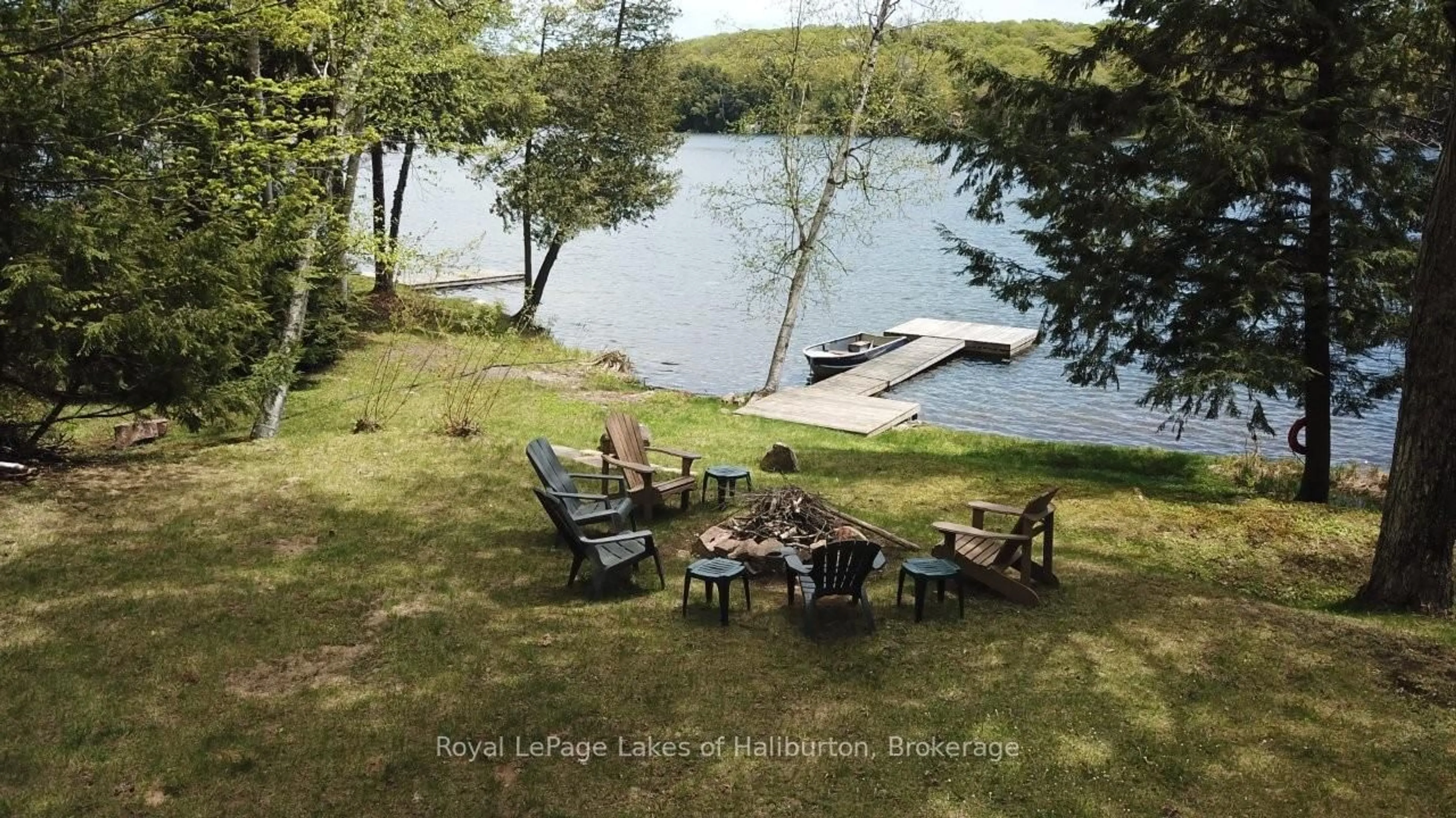 Patio, water/lake/river/ocean view for 1214 Lake Lorraine Rd, Highlands East Ontario K0L 2Y0