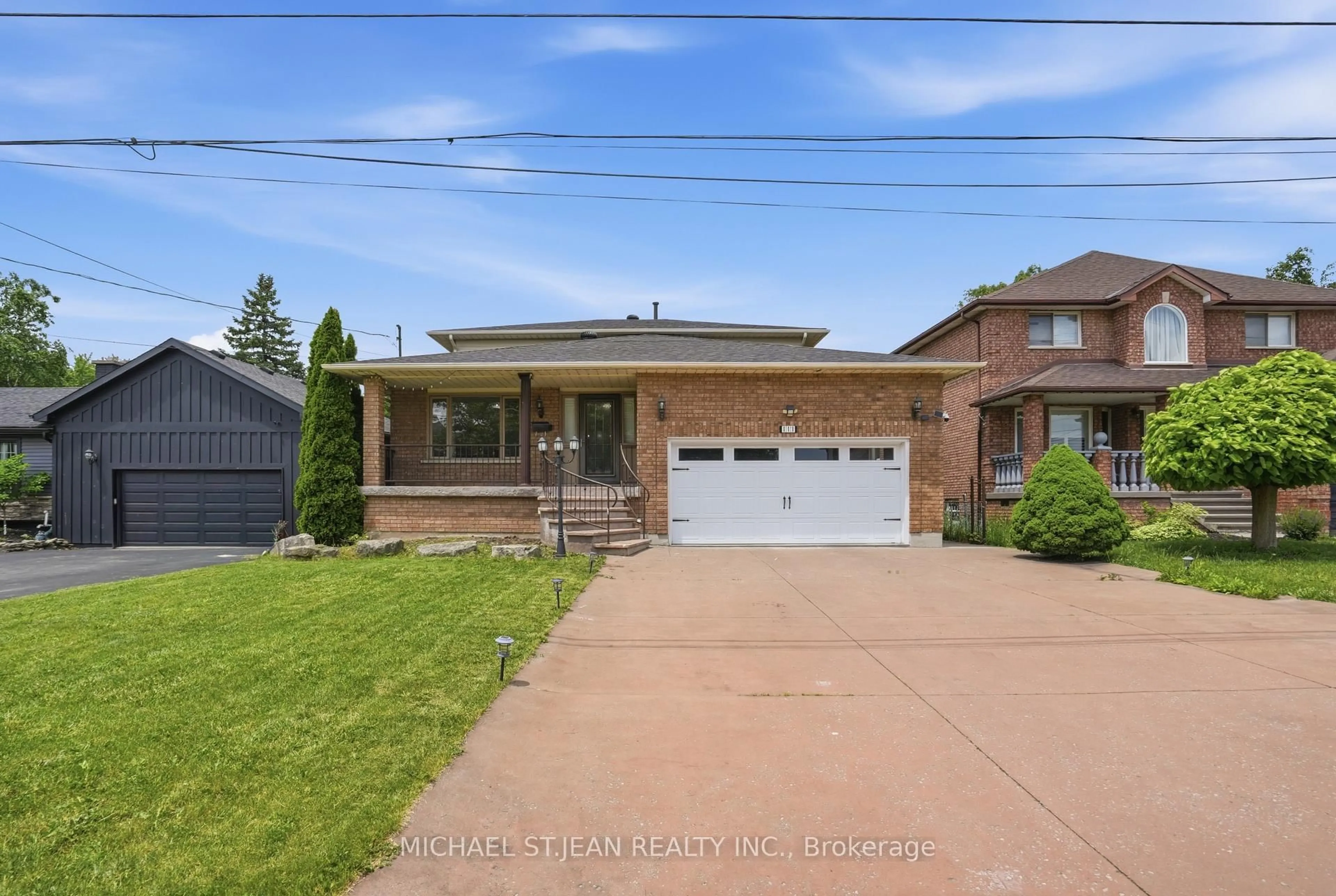 Home with brick exterior material, street for 111 Aubrey Ave, Hamilton Ontario L8J 2T2