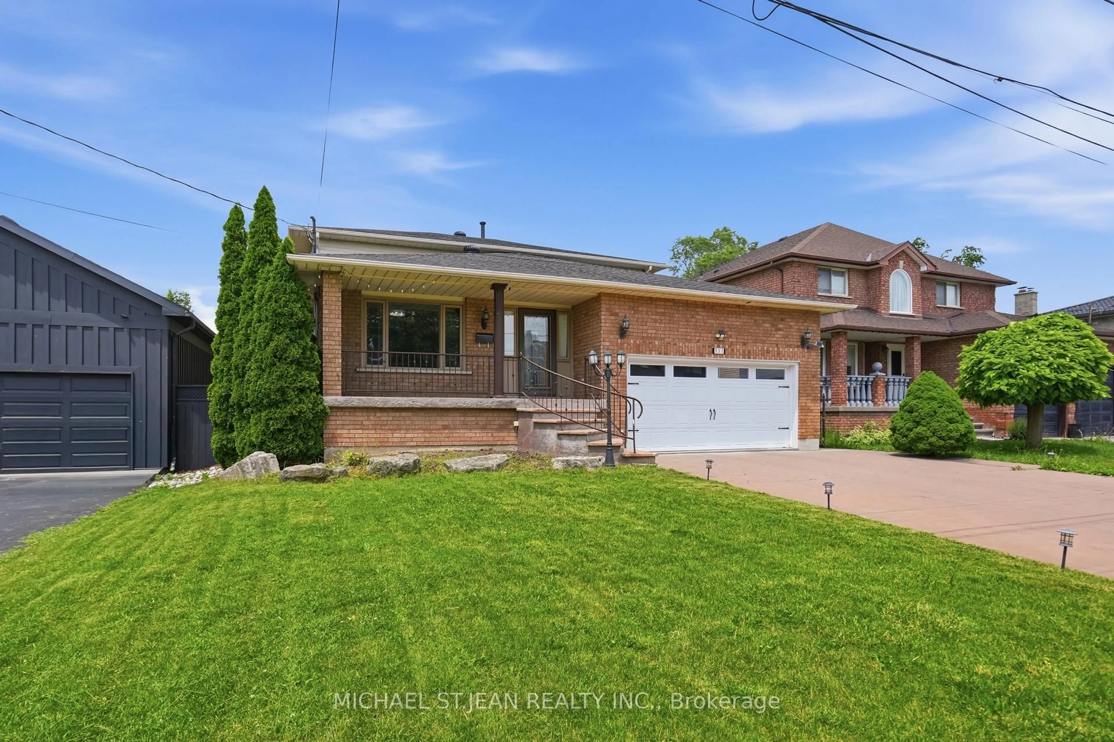 Home with brick exterior material, street for 111 Aubrey Ave, Hamilton Ontario L8J 2T2