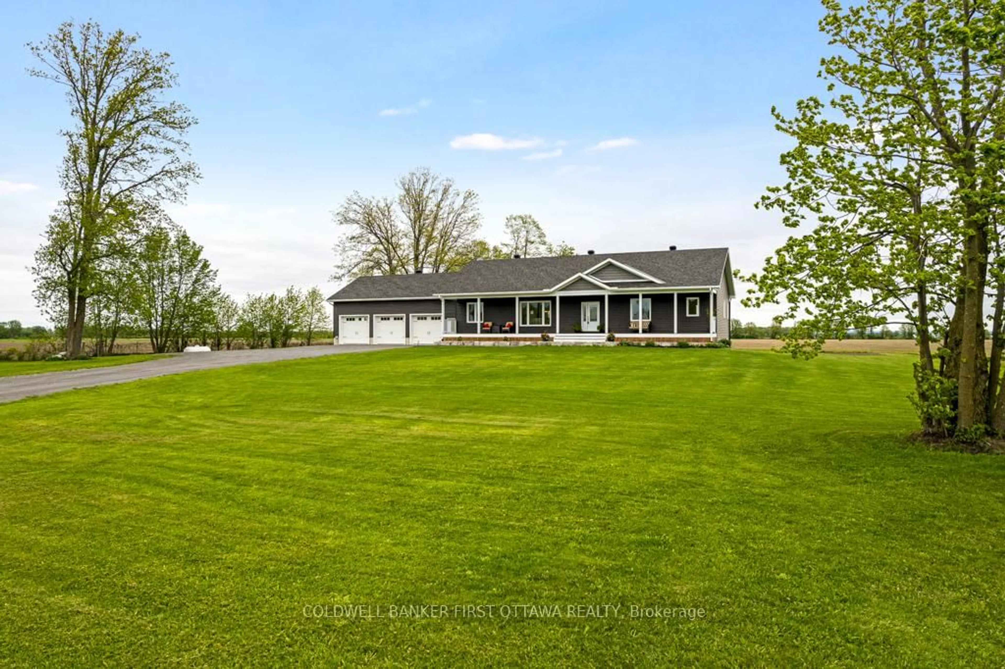 A pic from outside/outdoor area/front of a property/back of a property/a pic from drone, water/lake/river/ocean view for 800 Waba Rd, Pakenham Ontario K0A 2X0