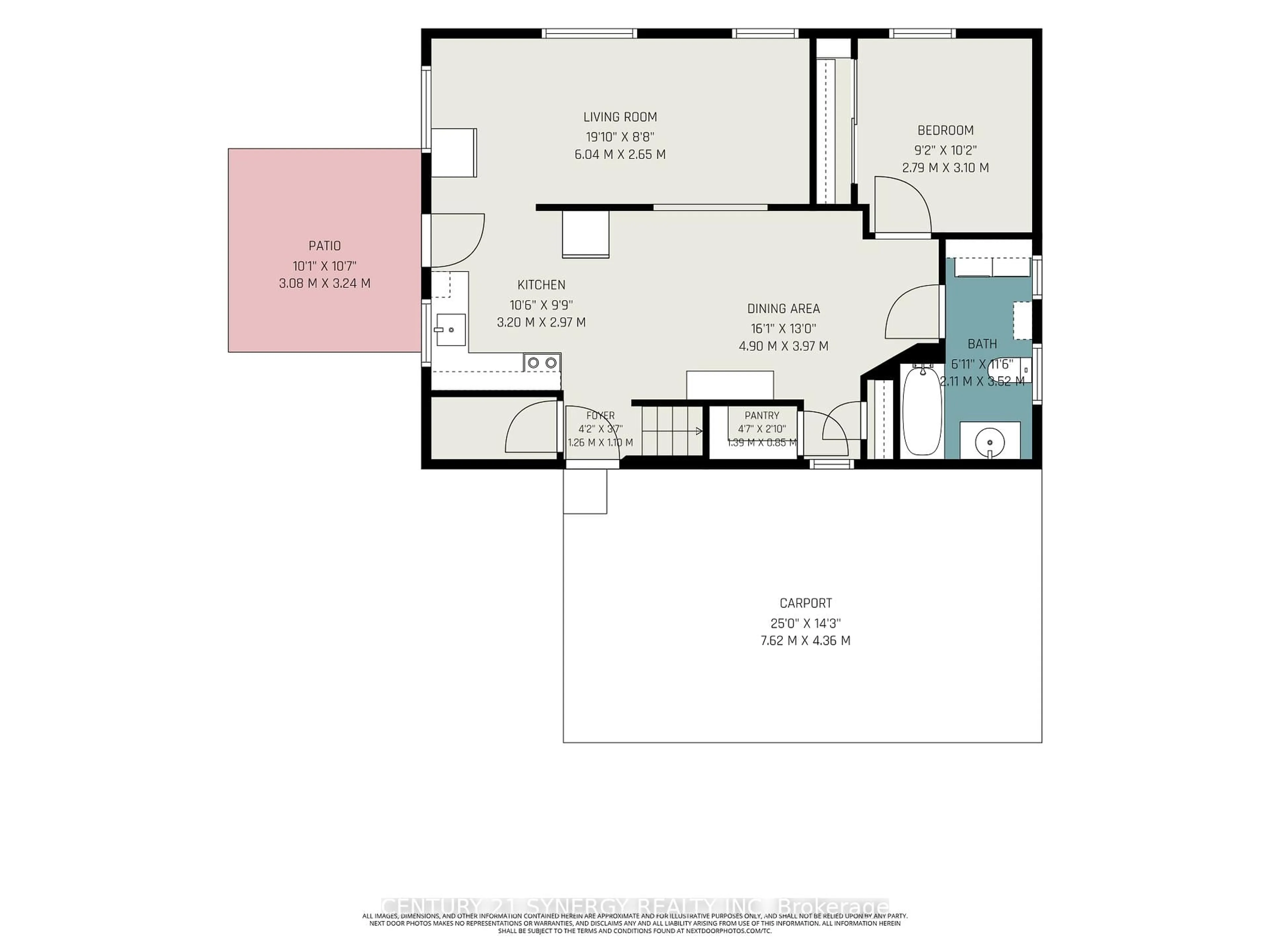 Floor plan for 205 St Joseph St, Alfred and Plantagenet Ontario K0B 1A0