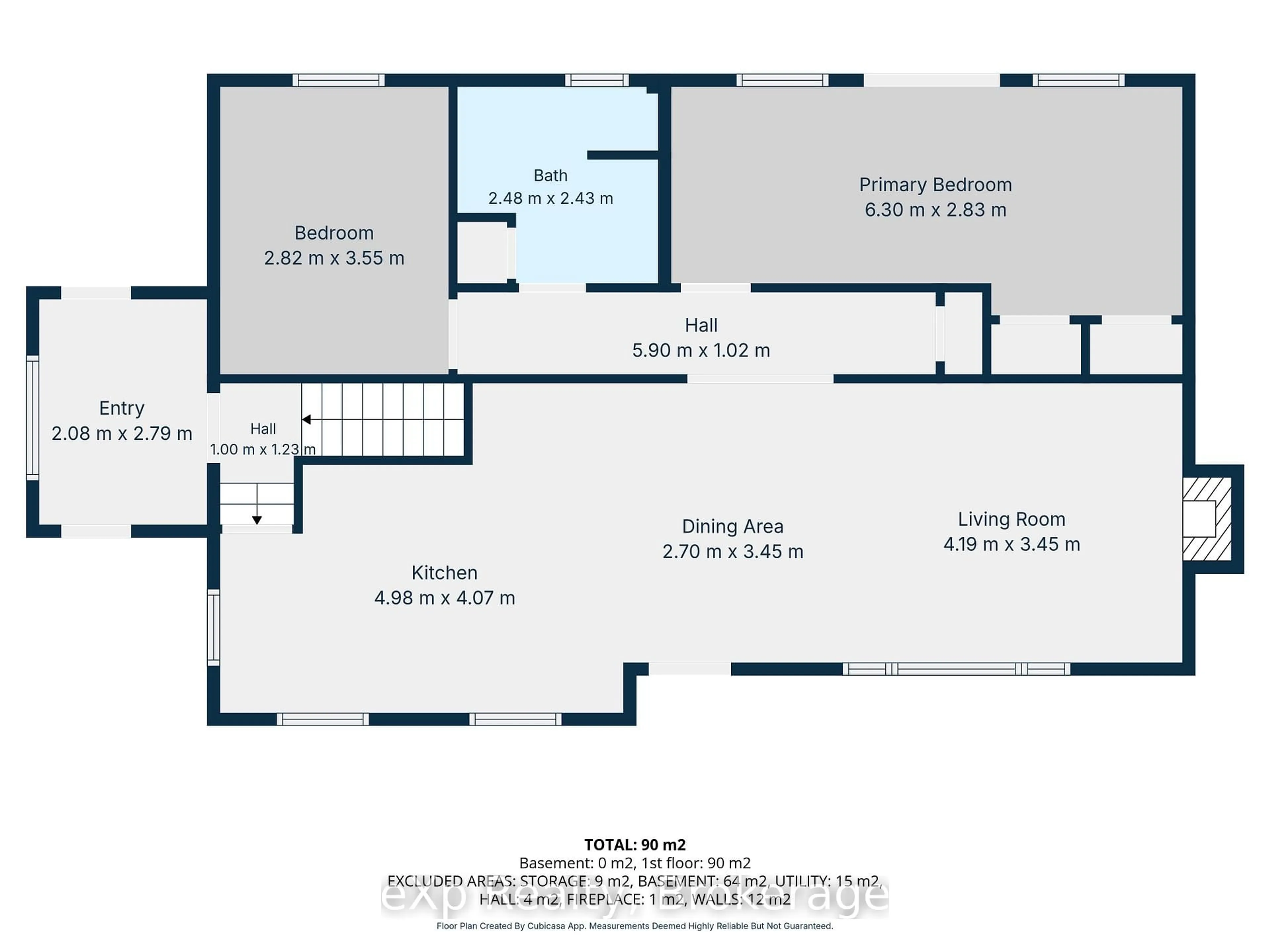 Floor plan for 255351 Concession 1 Rd, Chatsworth Ontario N0H 2V0