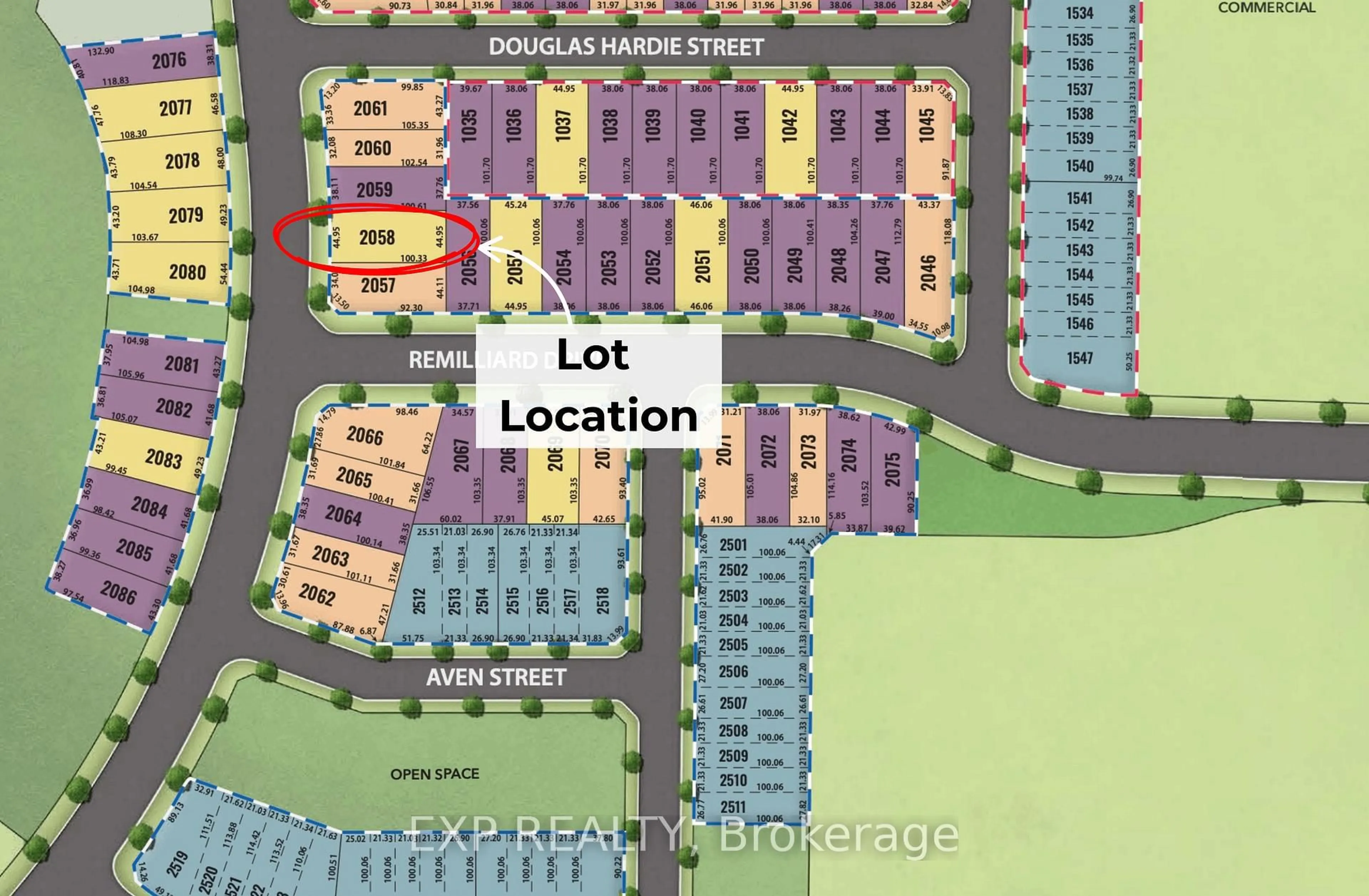 Picture of a map for 1036 De Pencier Dr, North Grenville Ontario K2S 0P9