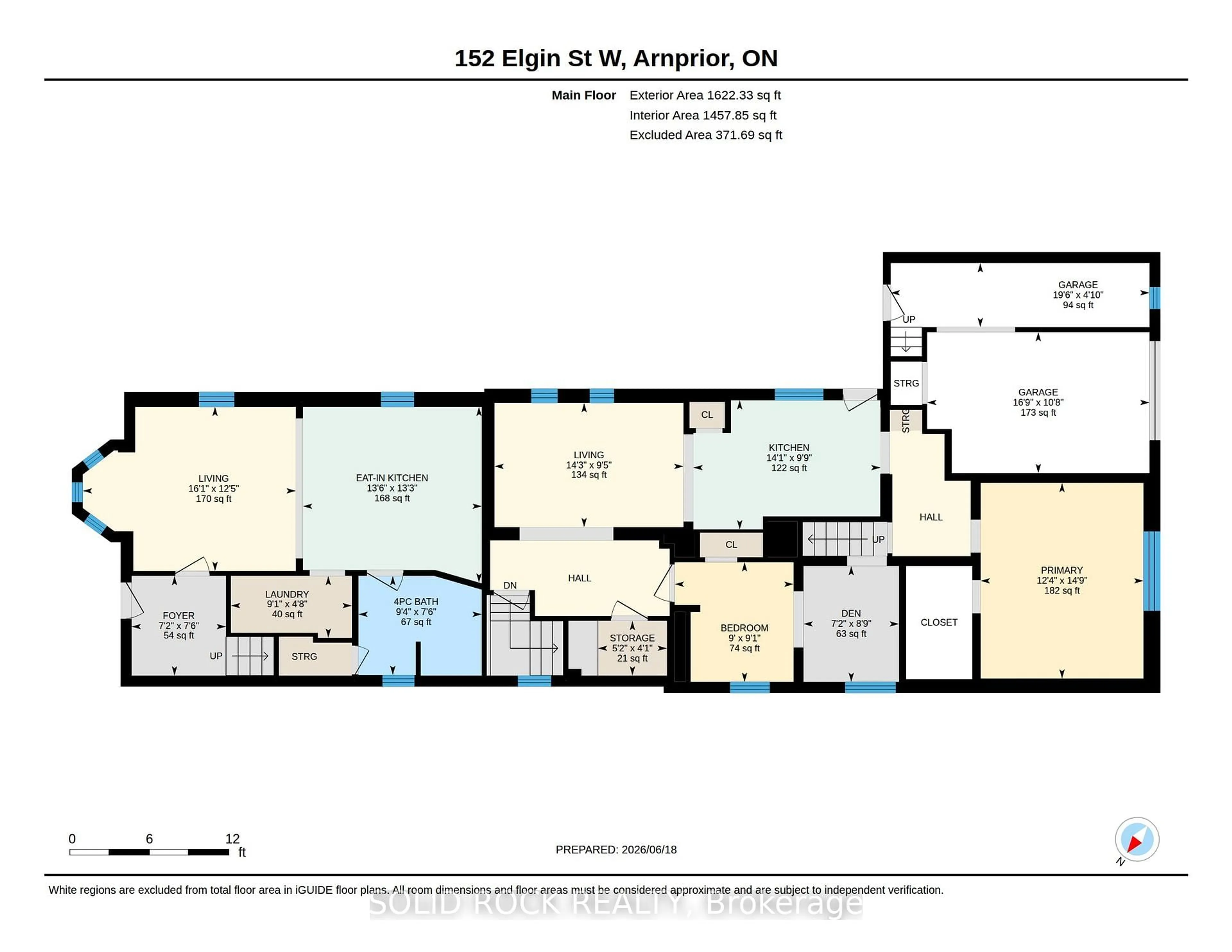 Floor plan for 152 Elgin St, Arnprior Ontario K7S 1N8