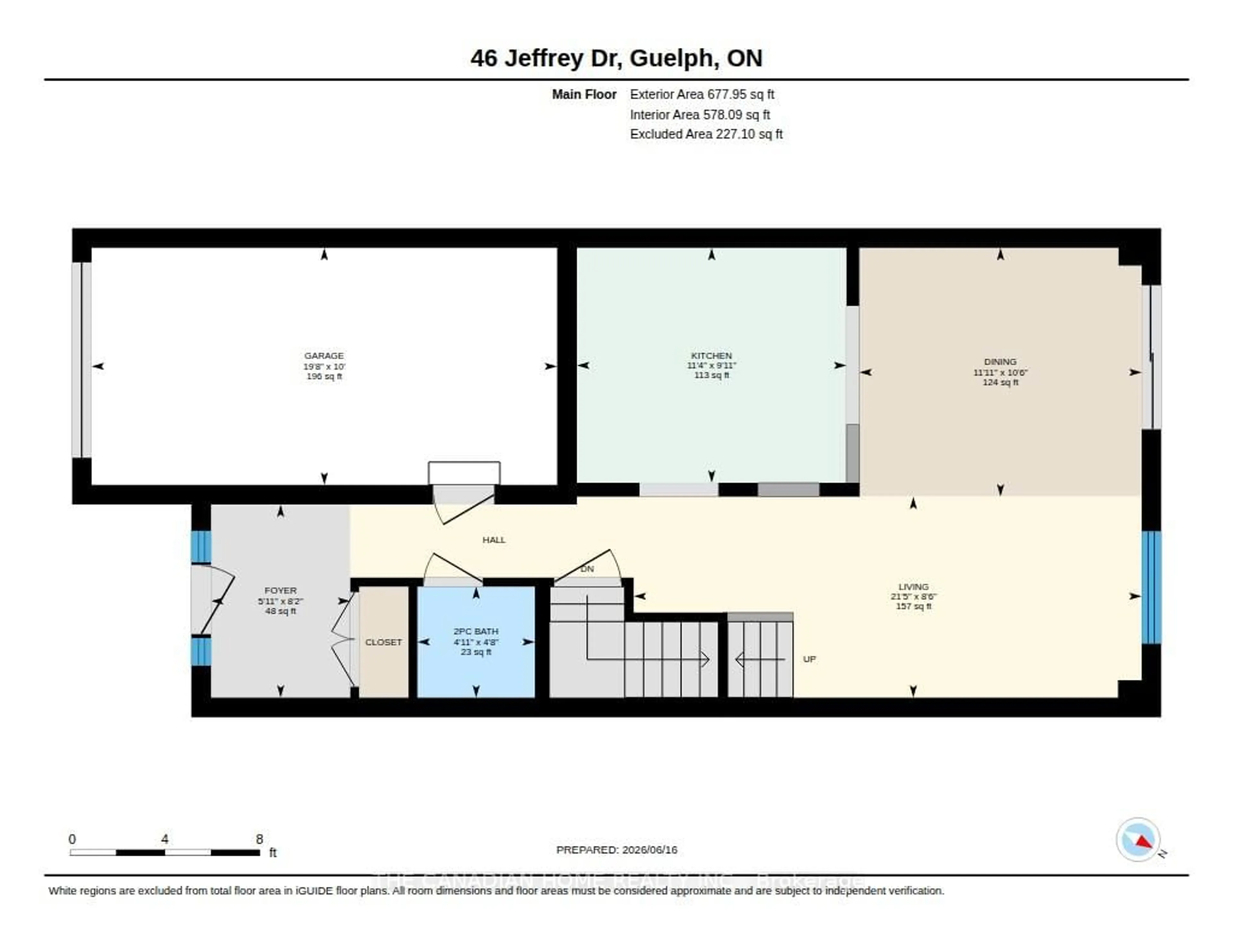 Floor plan for 46 Jeffrey Dr, Guelph Ontario N1E 0M4
