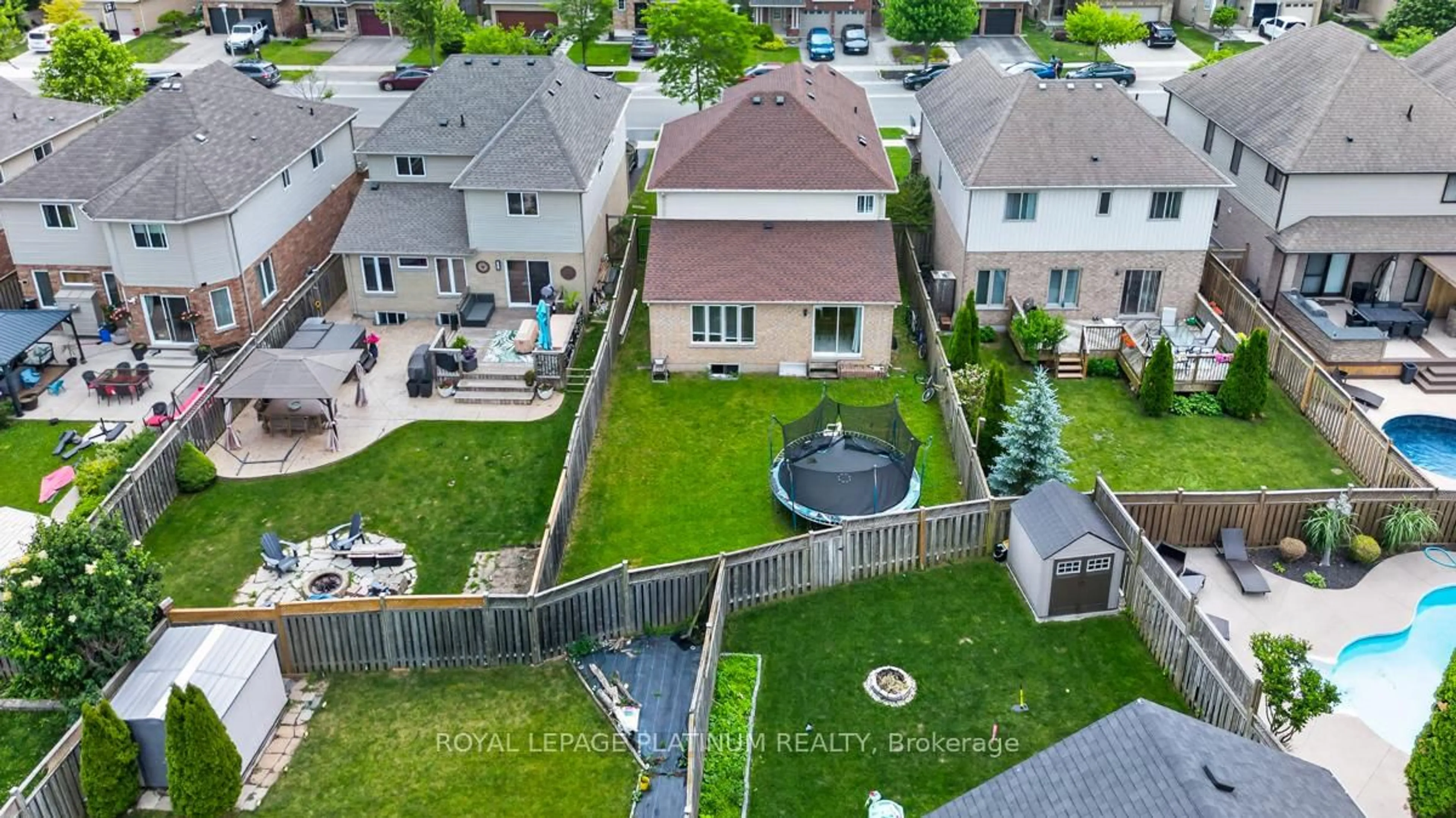 A pic from outside/outdoor area/front of a property/back of a property/a pic from drone, street for 442 Chelton Rd, London South Ontario N6M 0A6