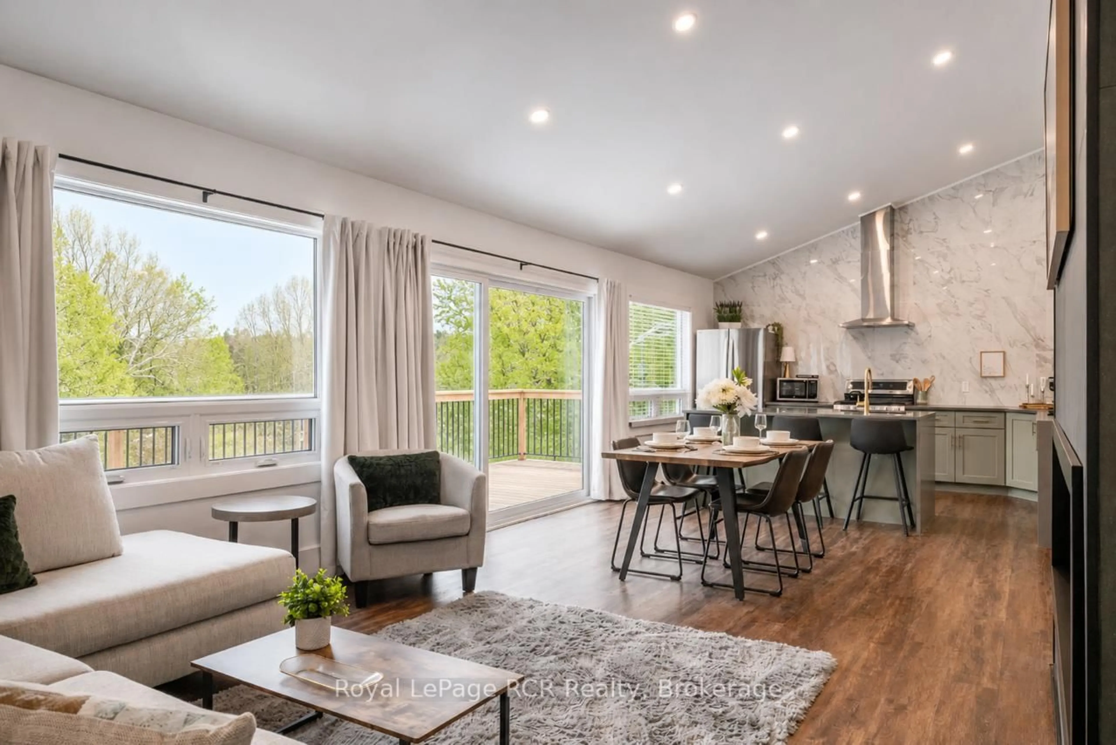 Open concept kitchen, wood/laminate floor for 384275 Concession 4, West Grey Ontario N0C 1K0