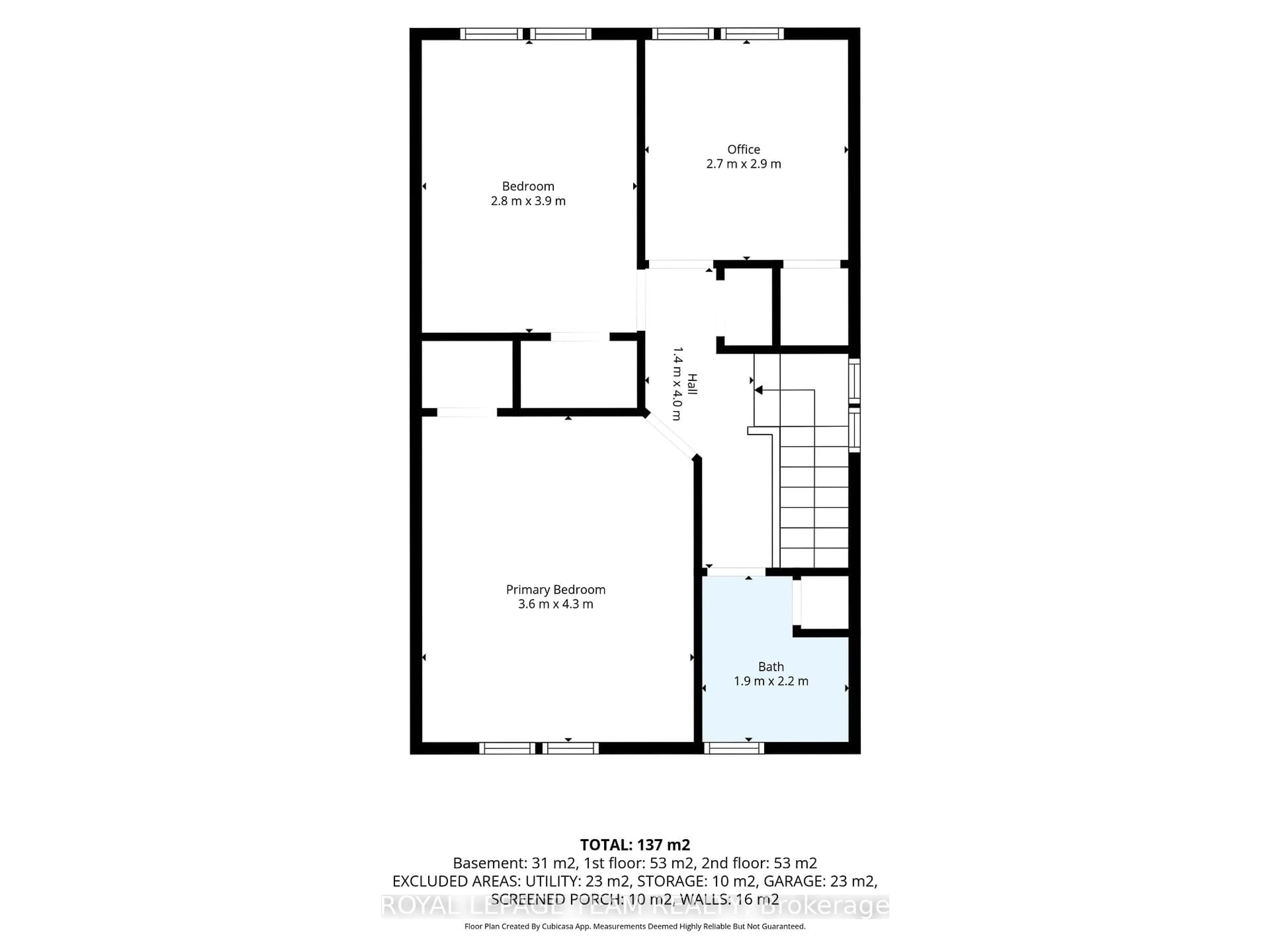 Floor plan for 1215 Emperor Ave, Ottawa Ontario K1Z 8C3