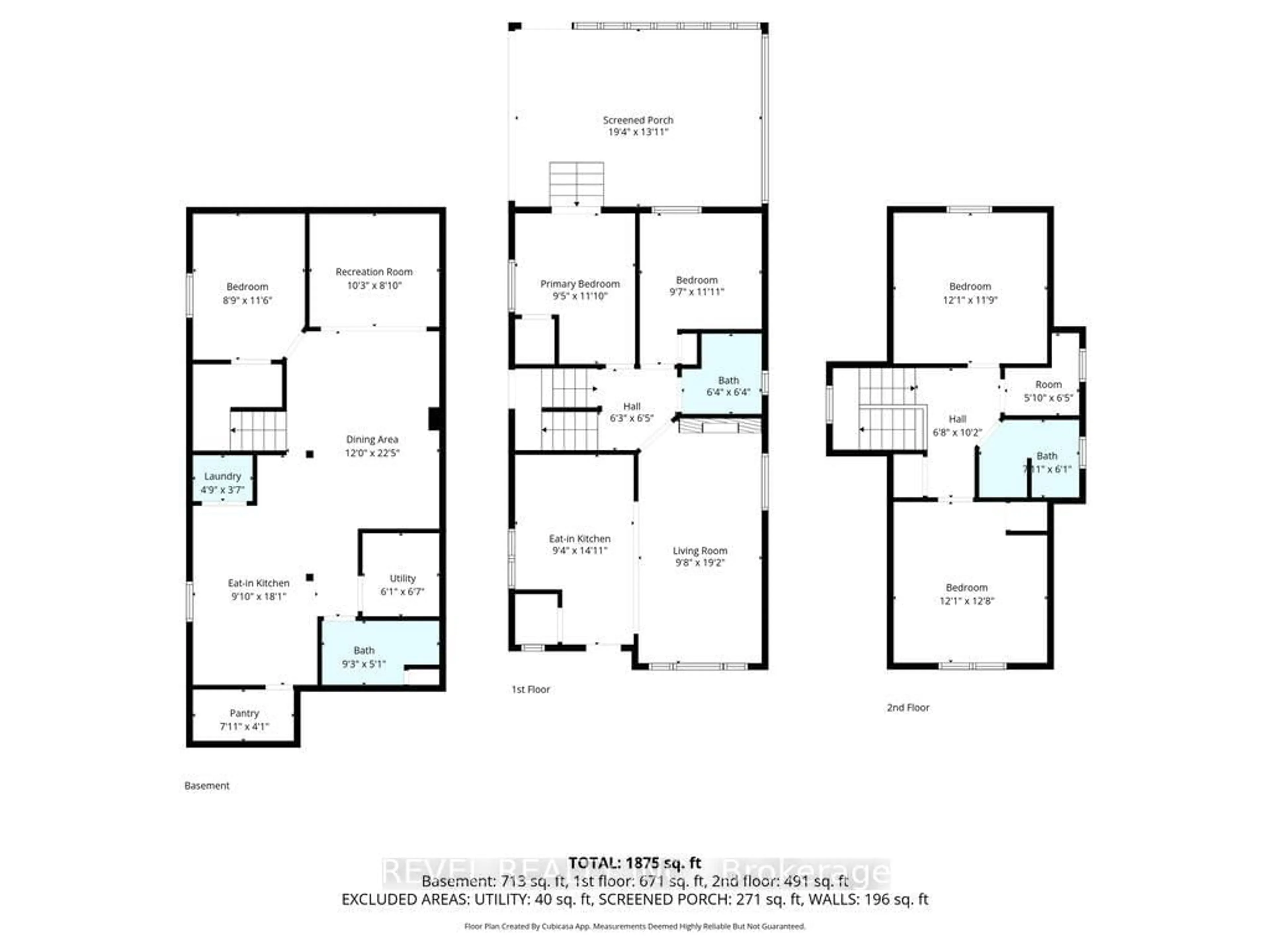 Floor plan for 44 Jefferson Ave, Hamilton Ontario L8H 1A7