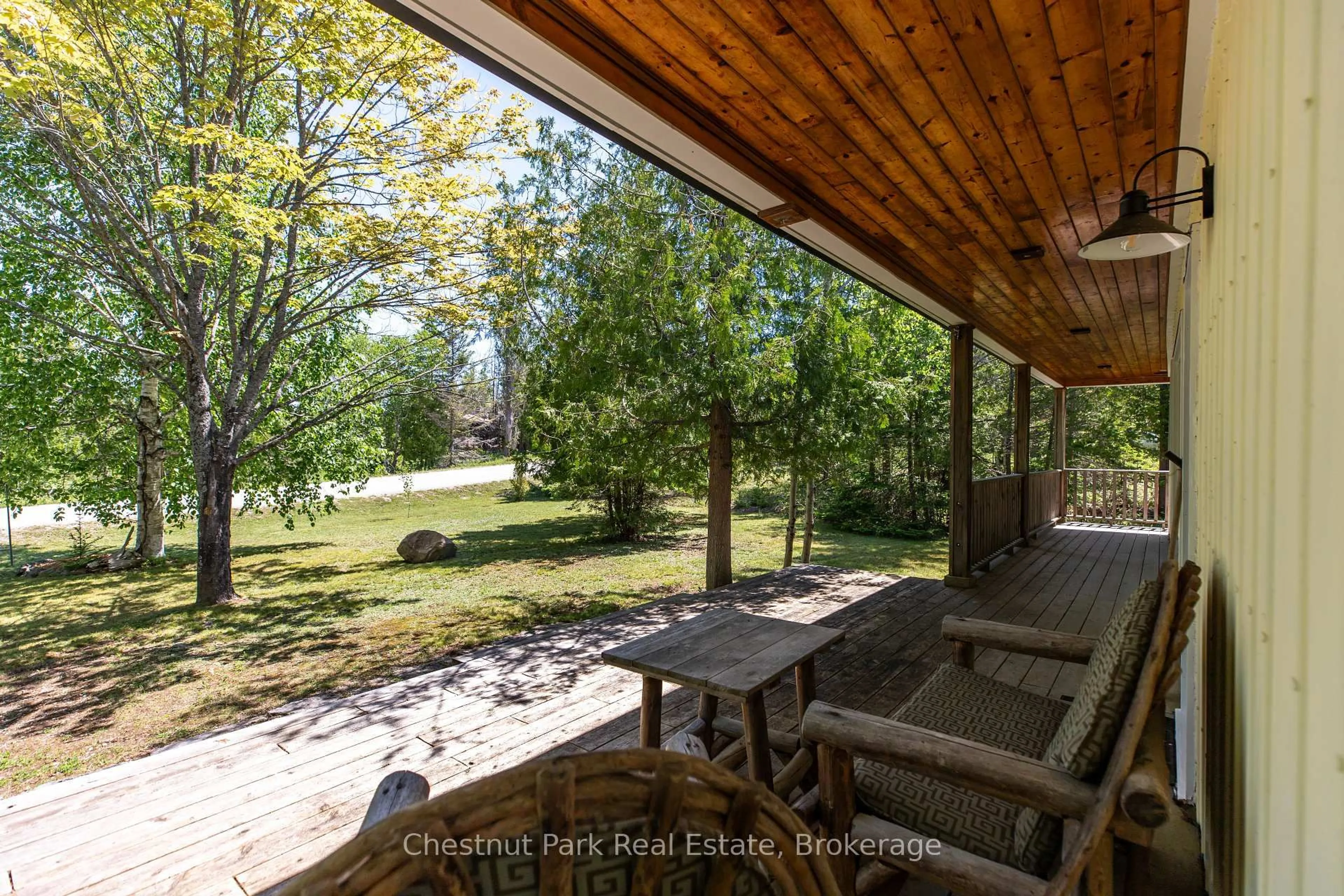 Patio, water/lake/river/ocean view for 1248 Dorcas Bay Rd, Northern Bruce Peninsula Ontario N0H 2R0