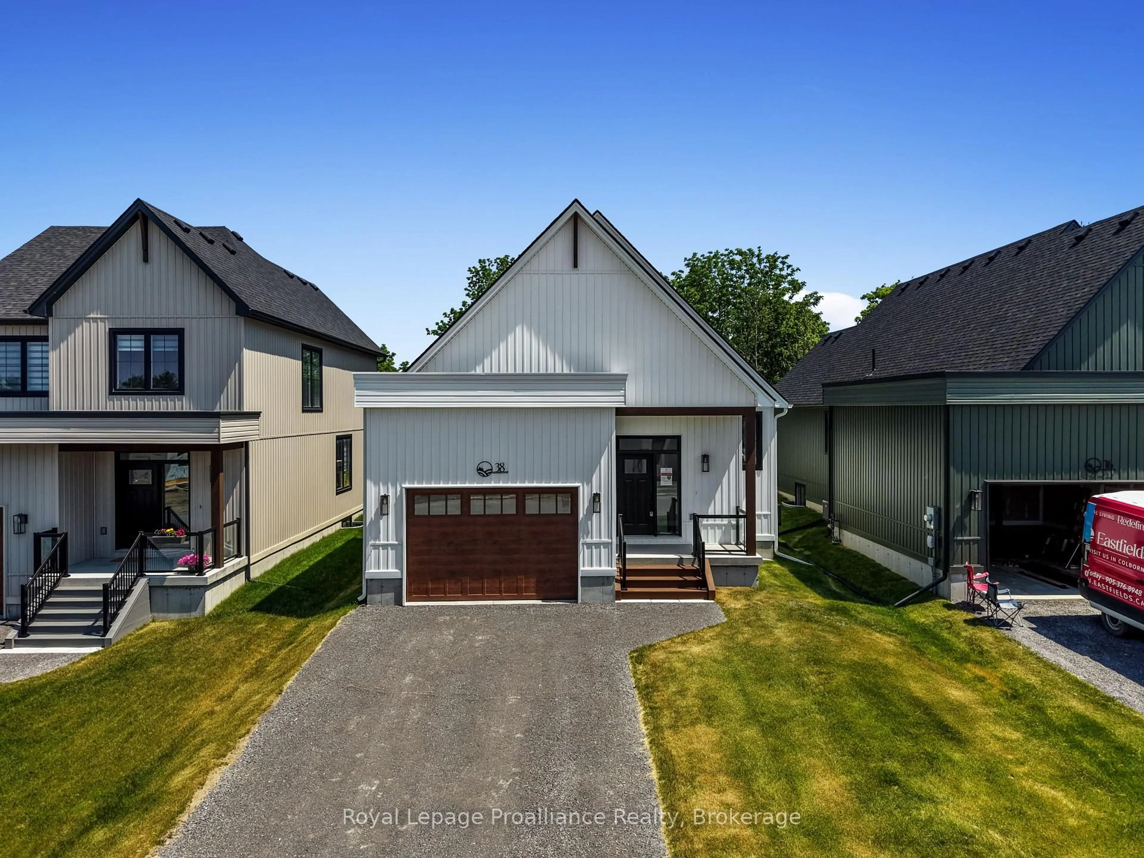 A pic from outside/outdoor area/front of a property/back of a property/a pic from drone, street for 38 Hollingsworth St, Cramahe Ontario K0K 1S0
