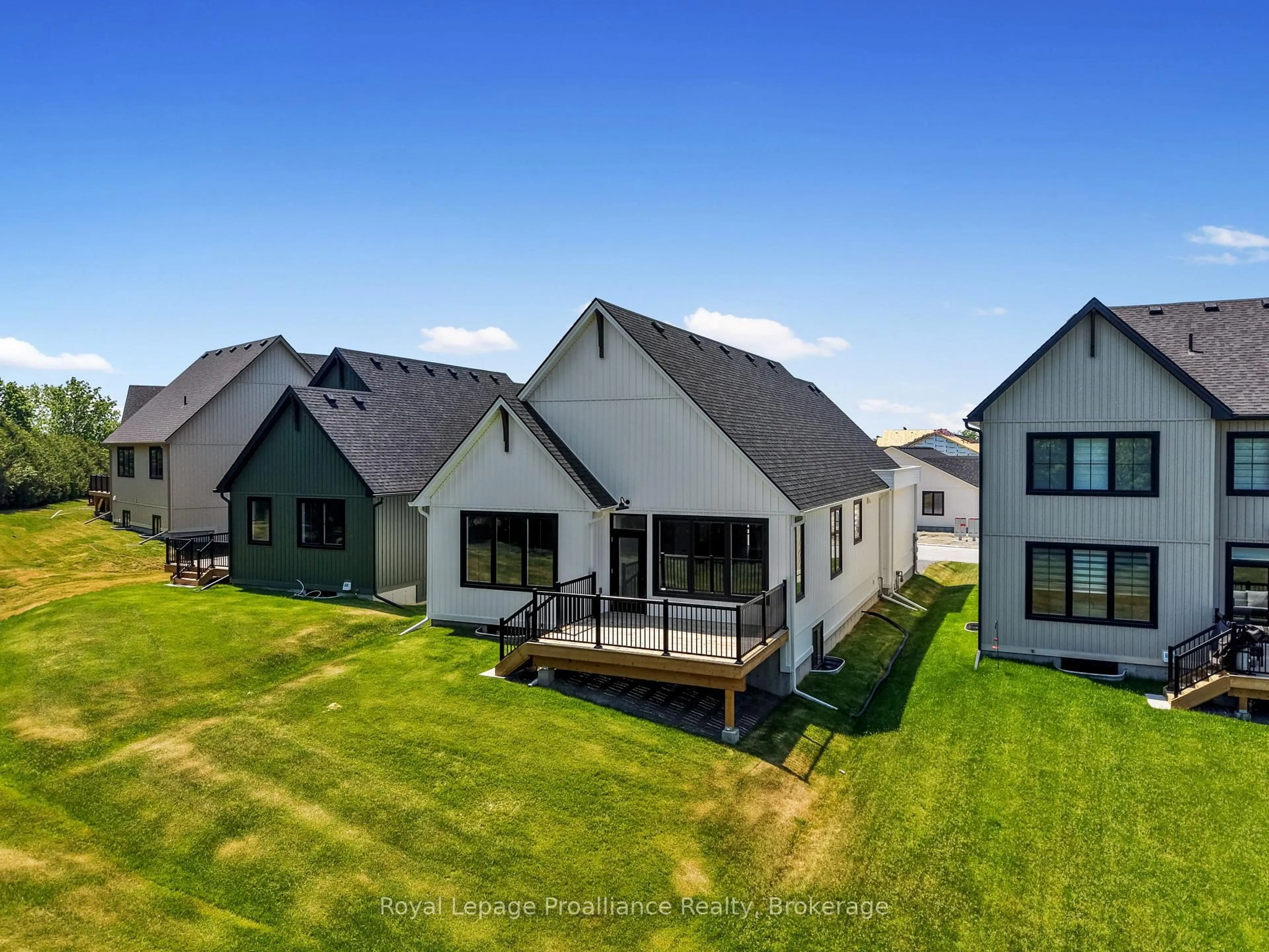 A pic from outside/outdoor area/front of a property/back of a property/a pic from drone, mountain view for 38 Hollingsworth St, Cramahe Ontario K0K 1S0