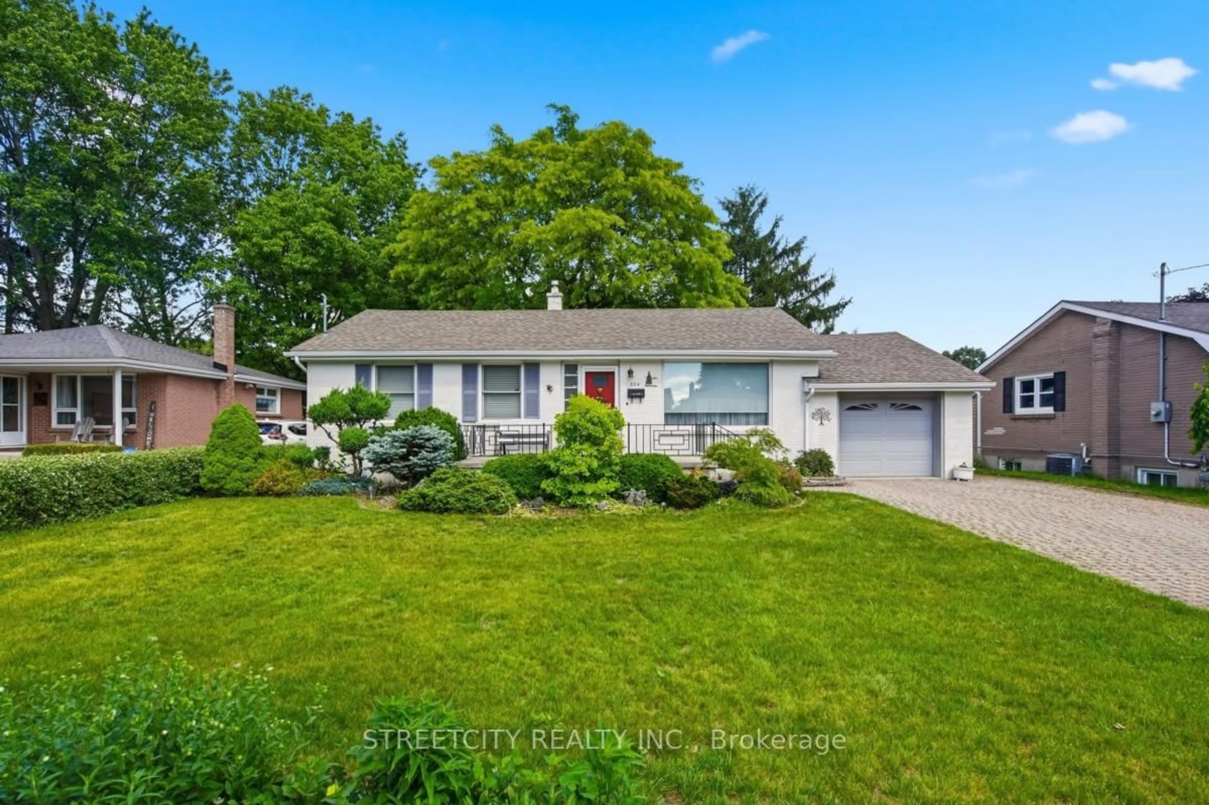Home with vinyl exterior material, street for 384 Regal Dr, London East Ontario N5Y 1J7