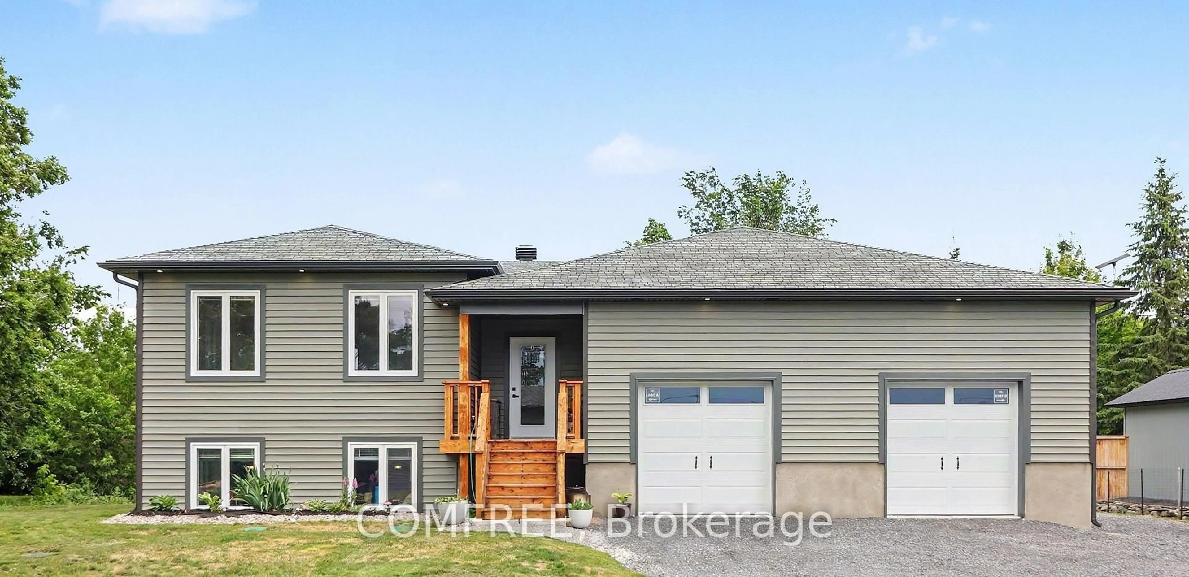 Home with vinyl exterior material, street for 1317 Rodney Lane, North Dundas Ontario K0C 2K0