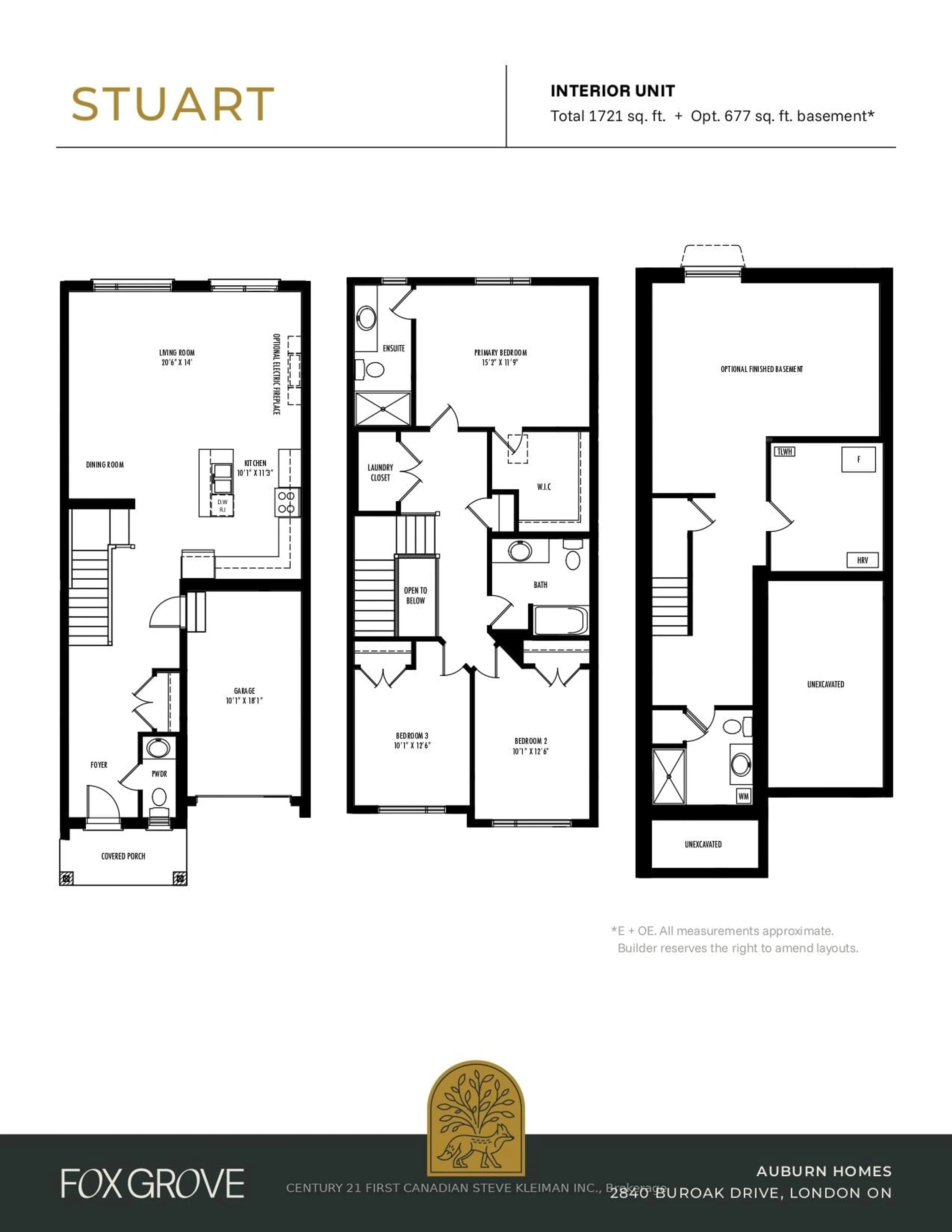 Floor plan for 2840 Buroak Dr #103, London North Ontario N6H 0L8