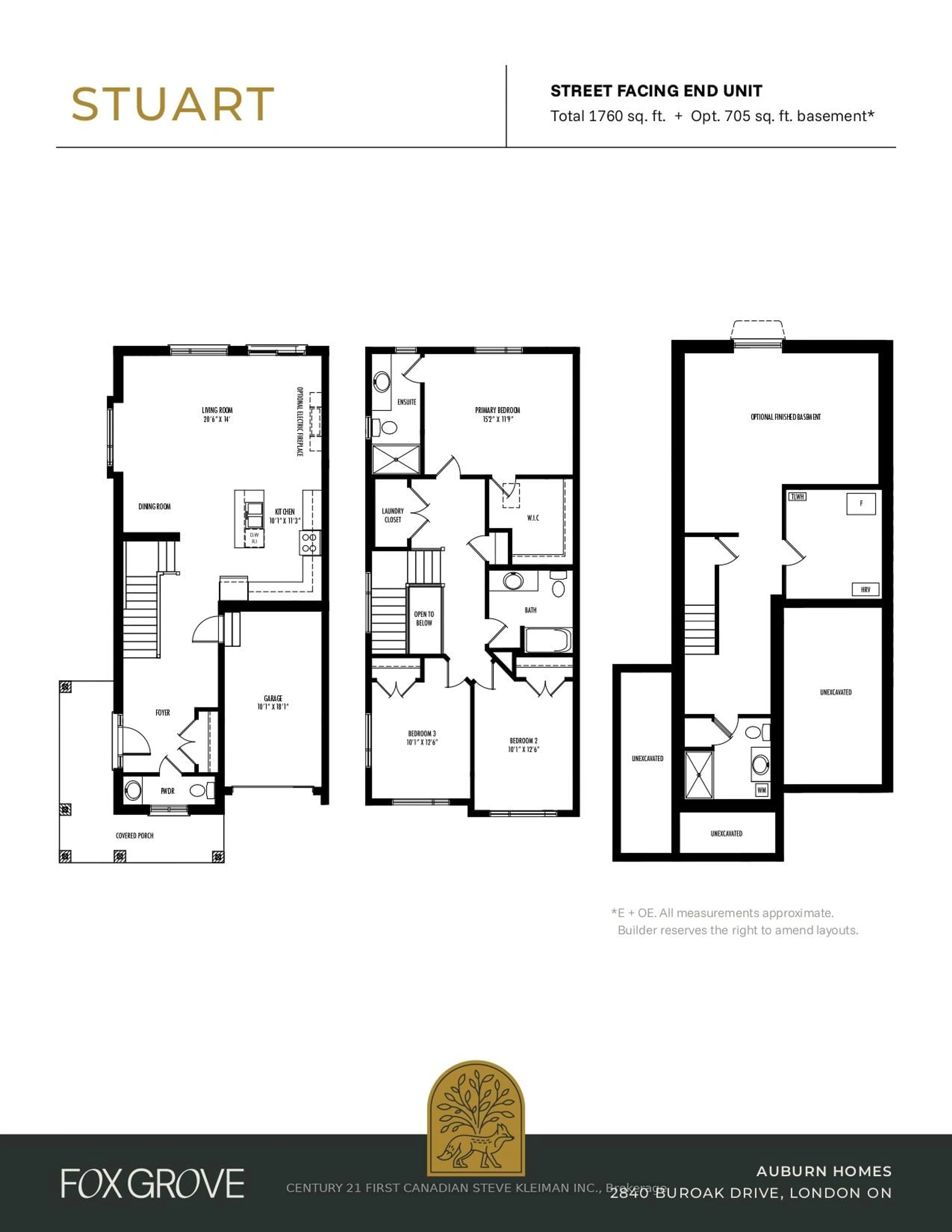 Floor plan for 2840 Buroak Dr #110, London North Ontario N6H 0L8