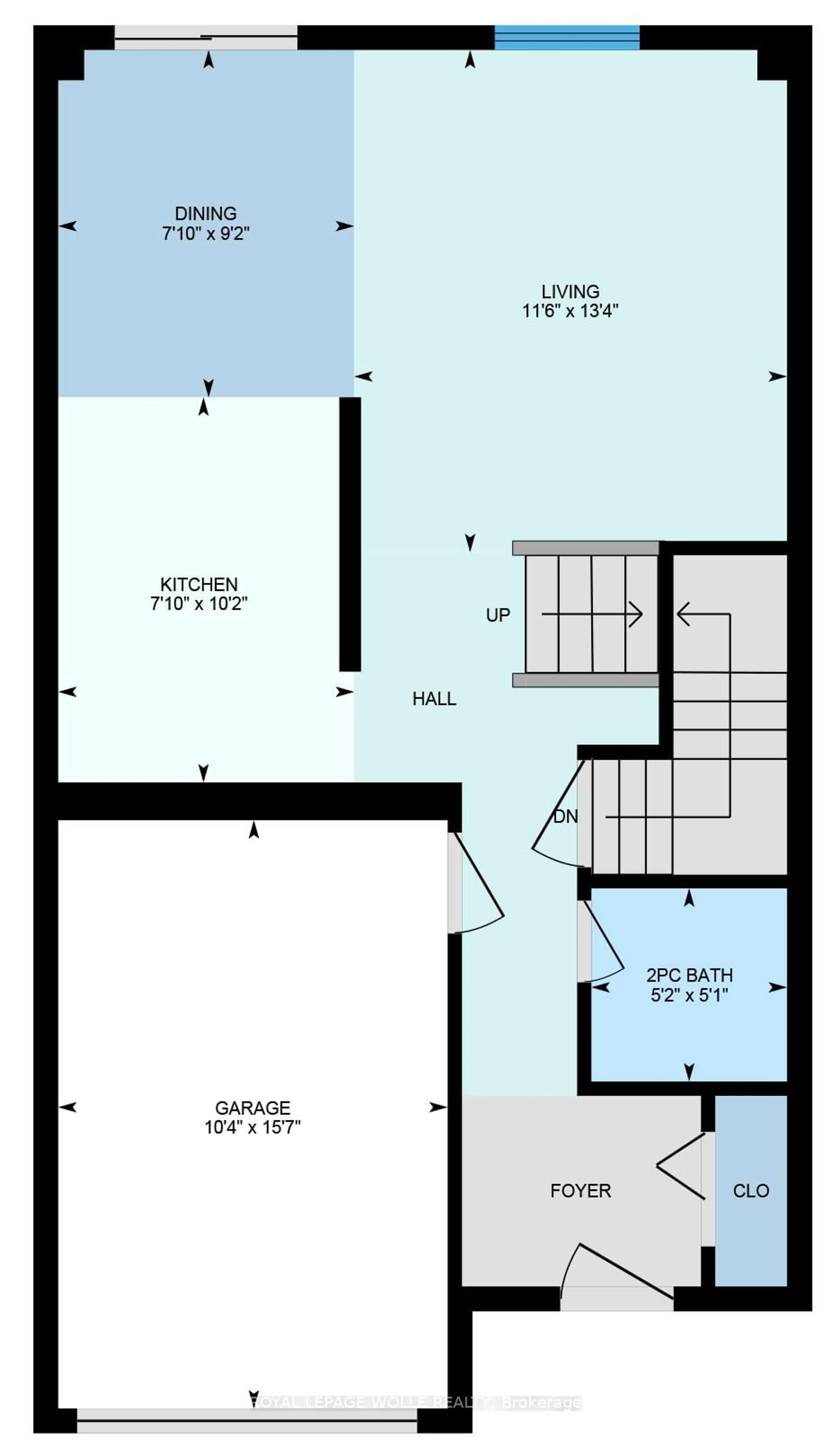 Floor plan for 60 Foxglove Cres, Kitchener Ontario N2E 3Y7