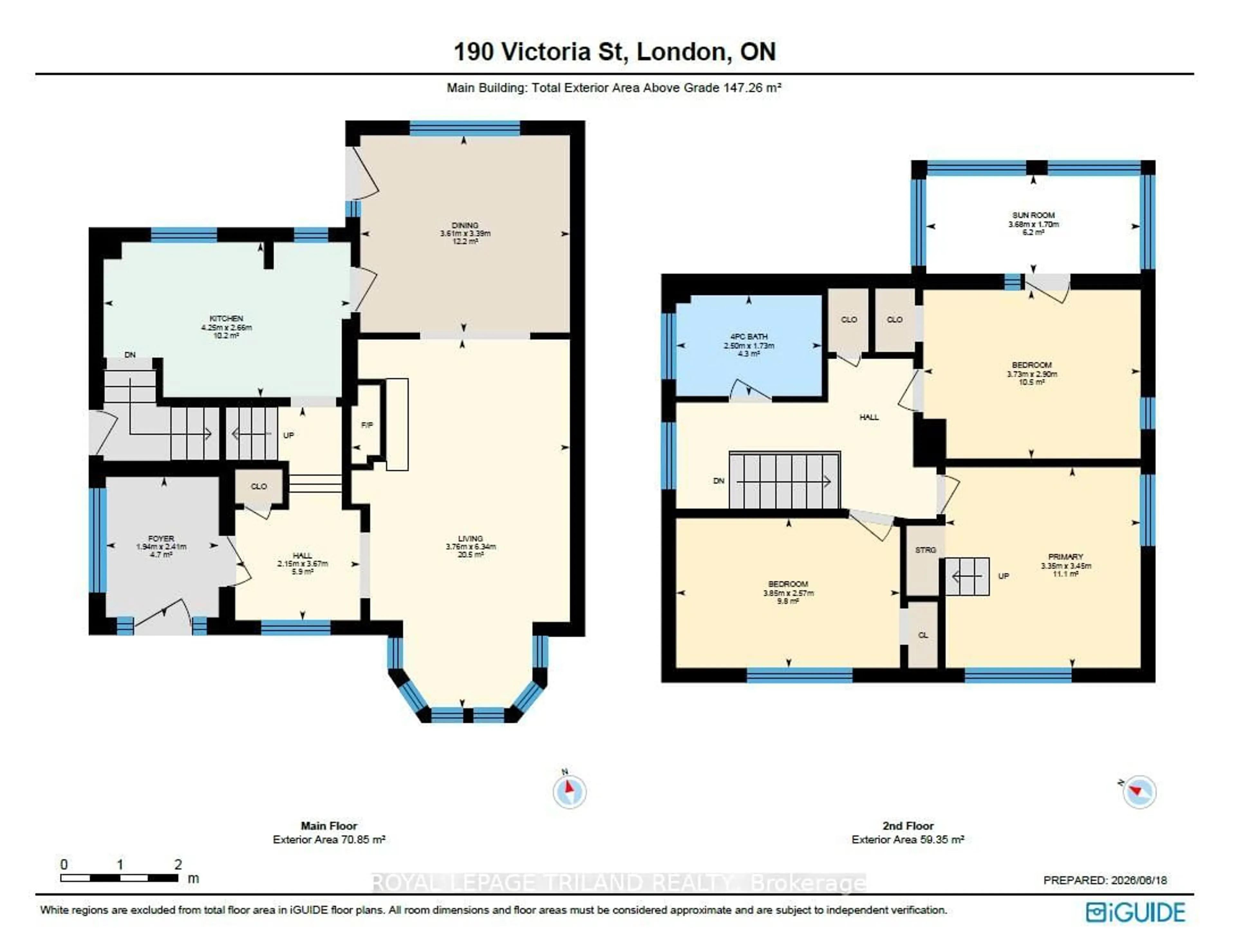 Floor plan for 190 Victoria St, London East Ontario N6A 2B8
