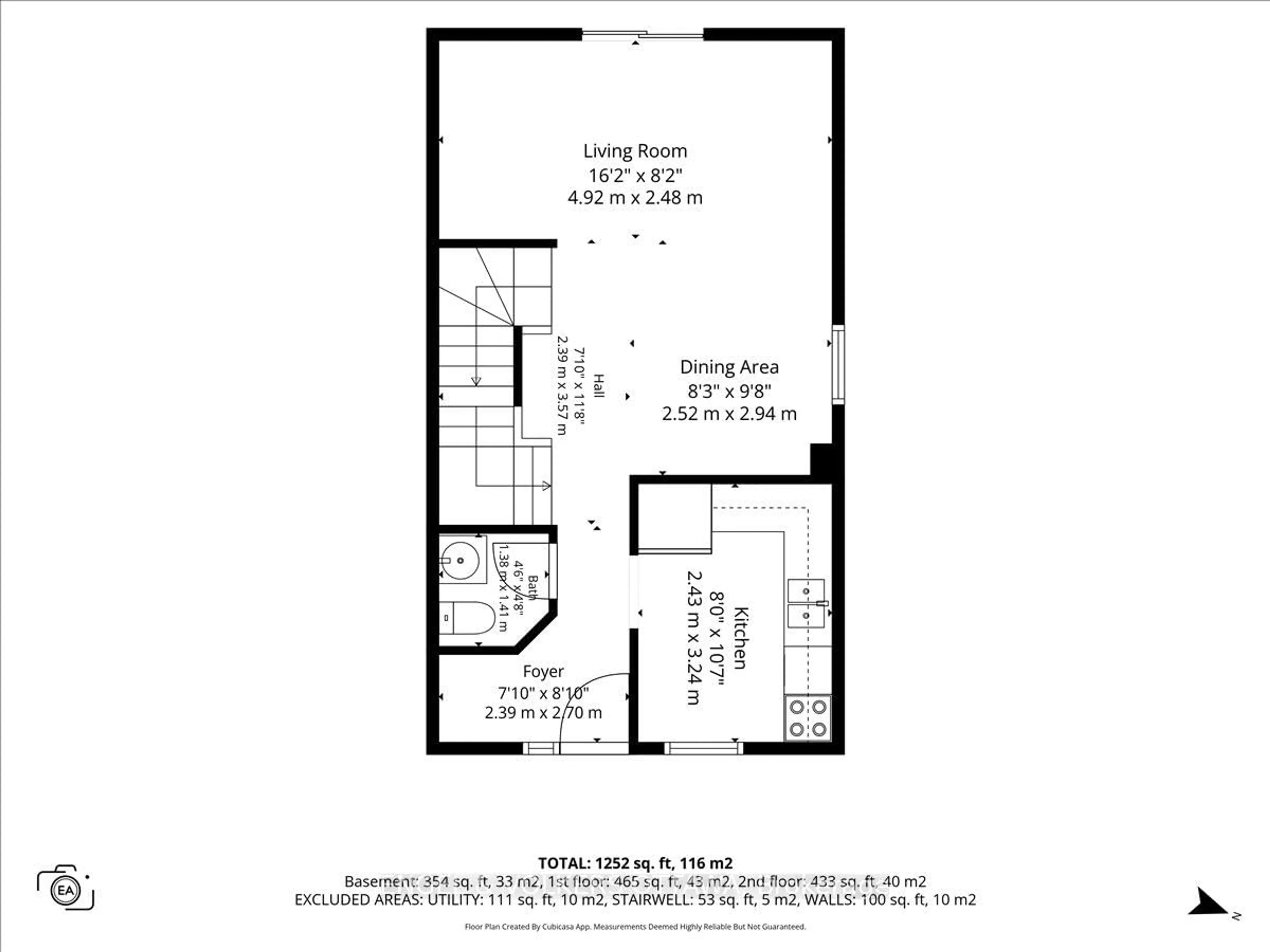 Floor plan for 956 Cookshire Cres #54, Ottawa Ontario K4A 3K3