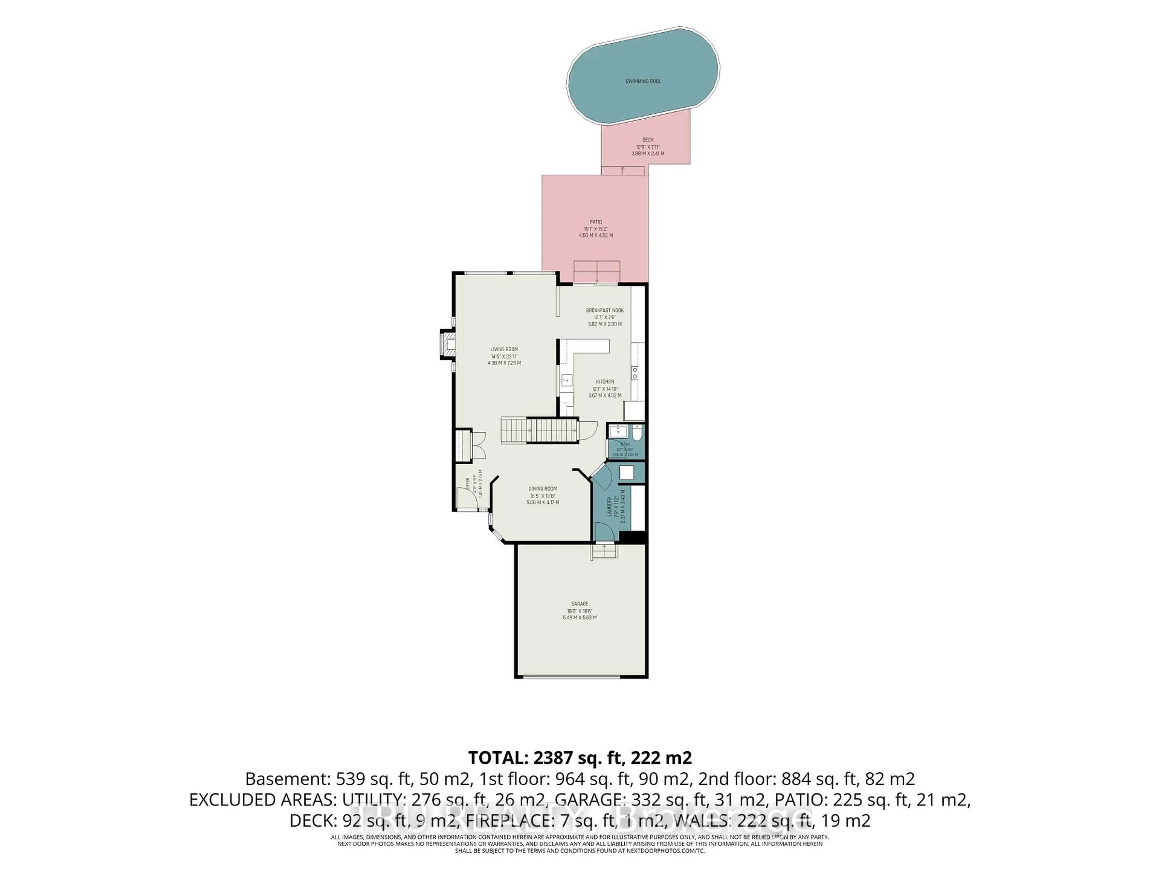 Floor plan for 4082 Otter Tail Cres, Ottawa Ontario K1V 1R3