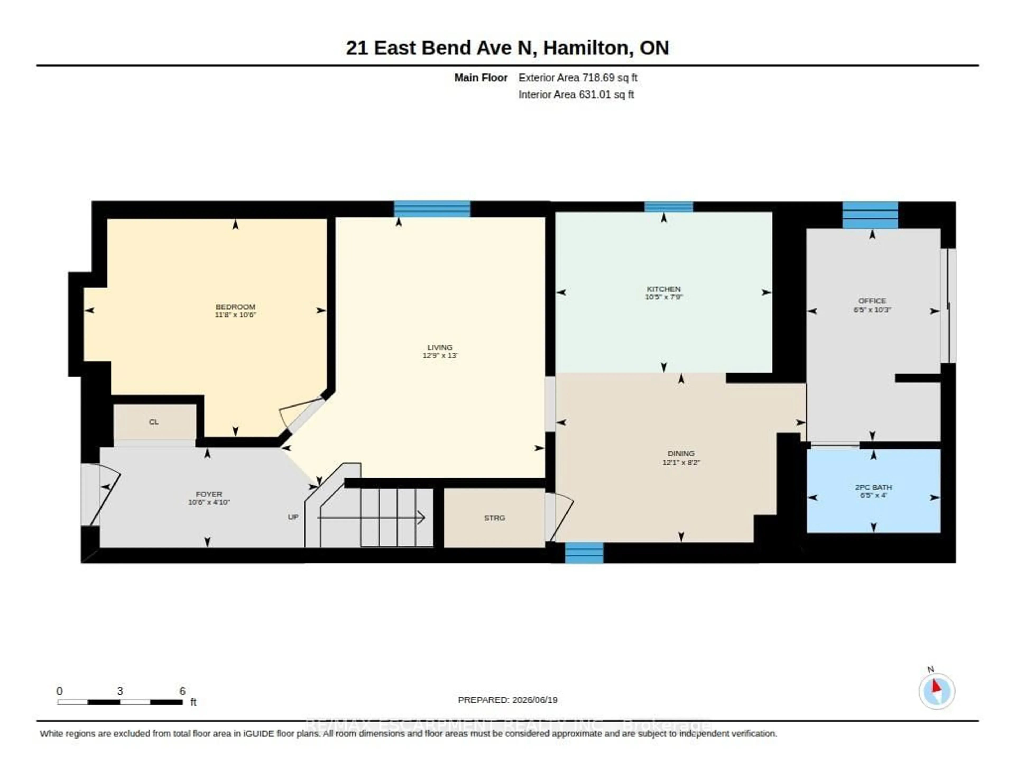 Floor plan for 21 East Bend Ave, Hamilton Ontario L8L 7E1