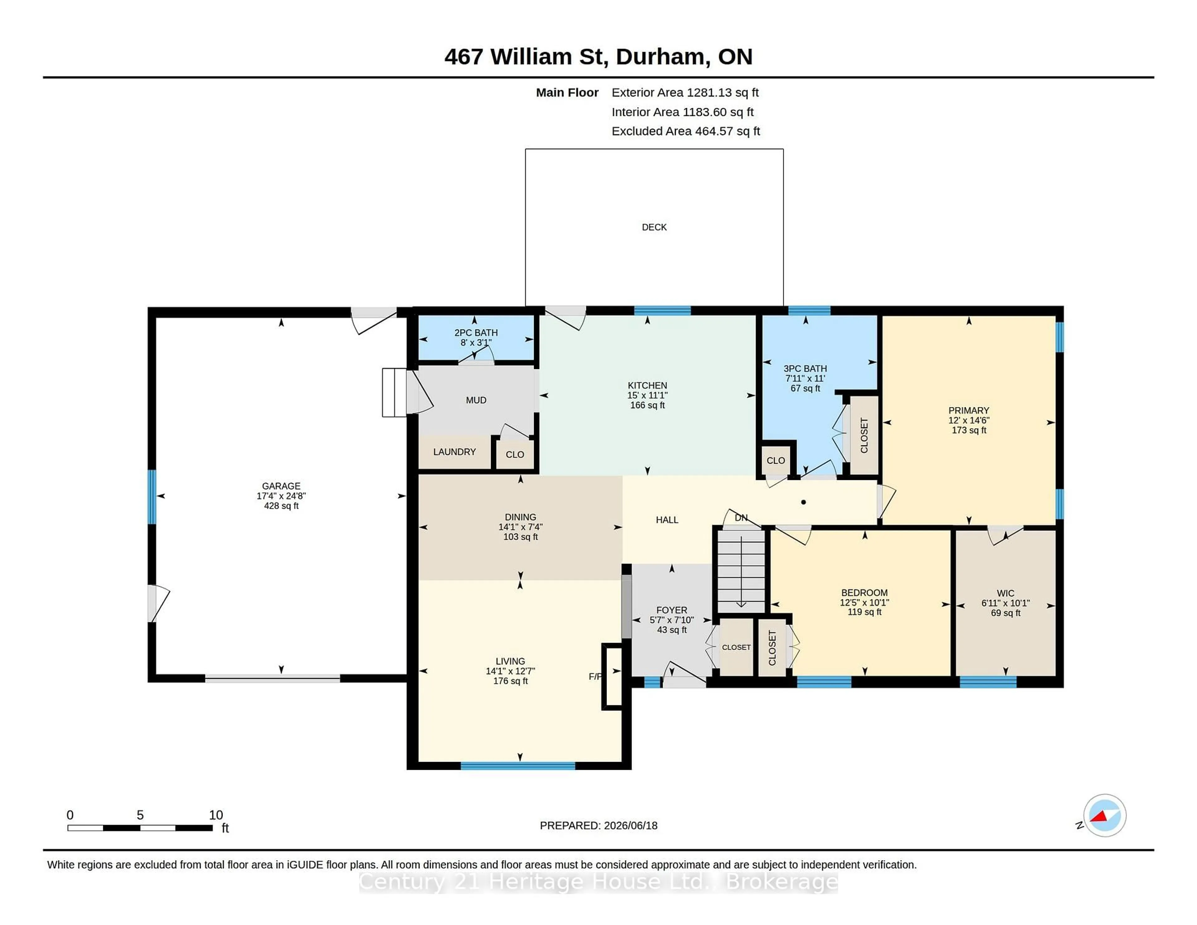 Floor plan for 467 William St, West Grey Ontario N0G 1R0