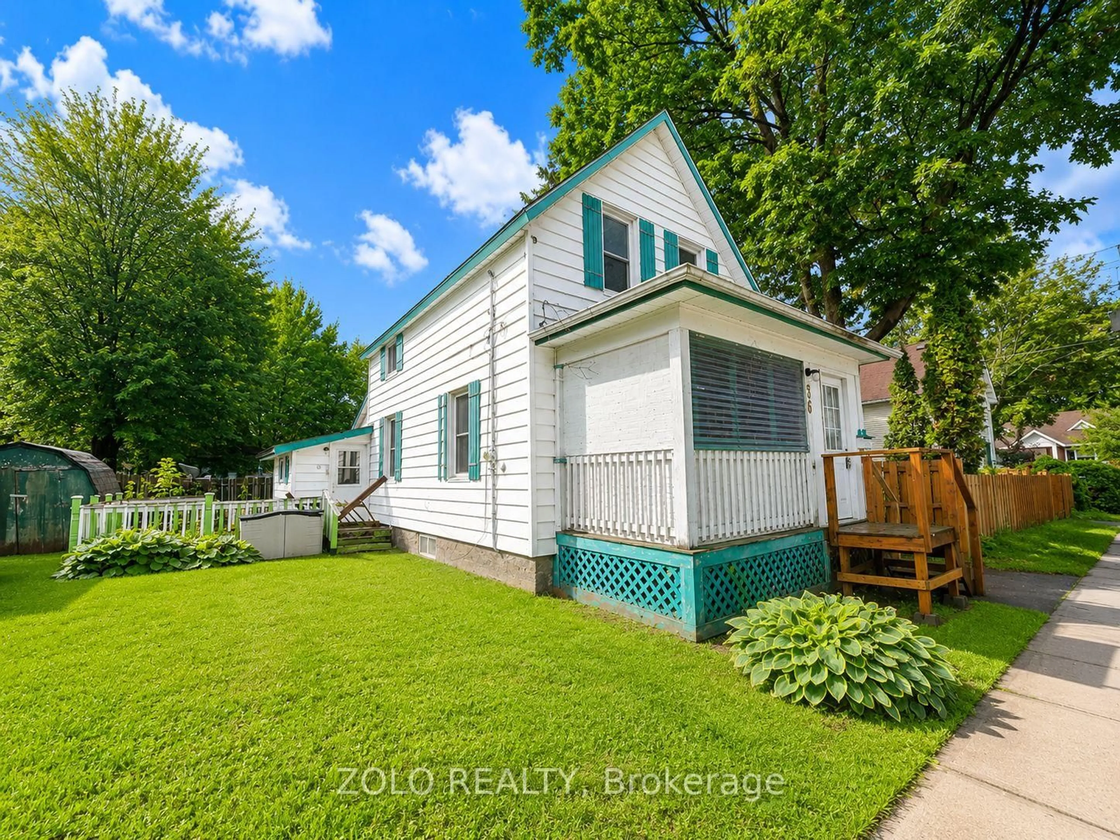 A pic from outside/outdoor area/front of a property/back of a property/a pic from drone, street for 36 Timothy Ave, Cornwall Ontario K6J 1K5