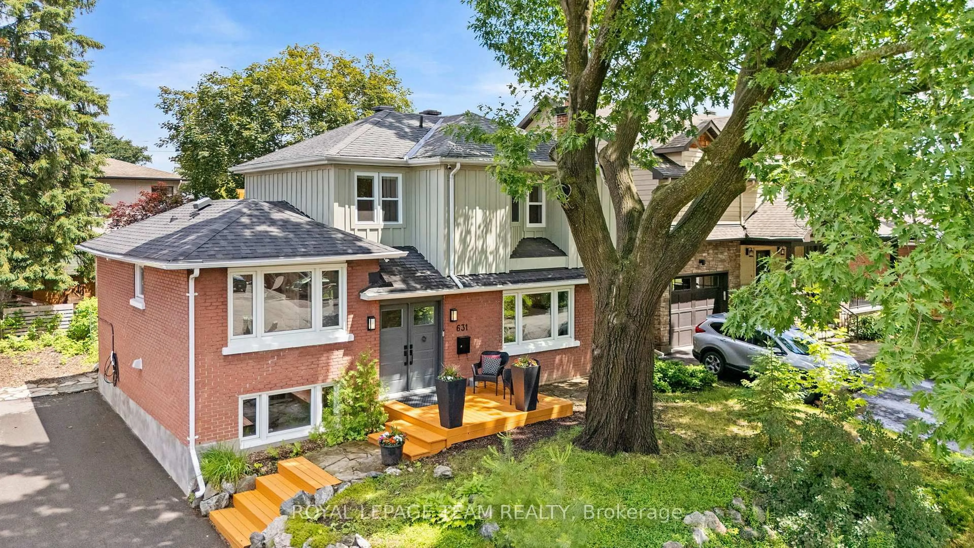 Home with brick exterior material, street for 631 Courtenay Ave, Ottawa Ontario K2A 3B6