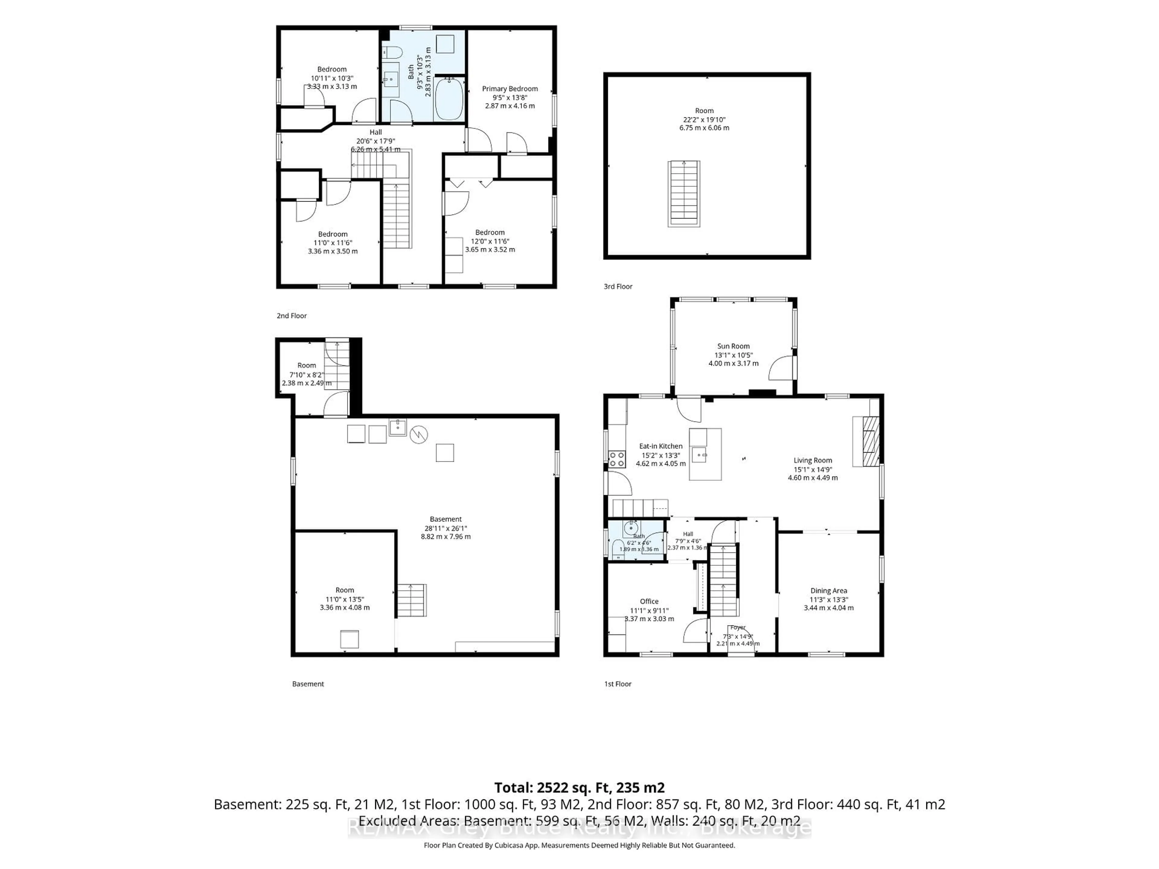 Floor plan for 580 23rd St, Owen Sound Ontario N4K 4G9
