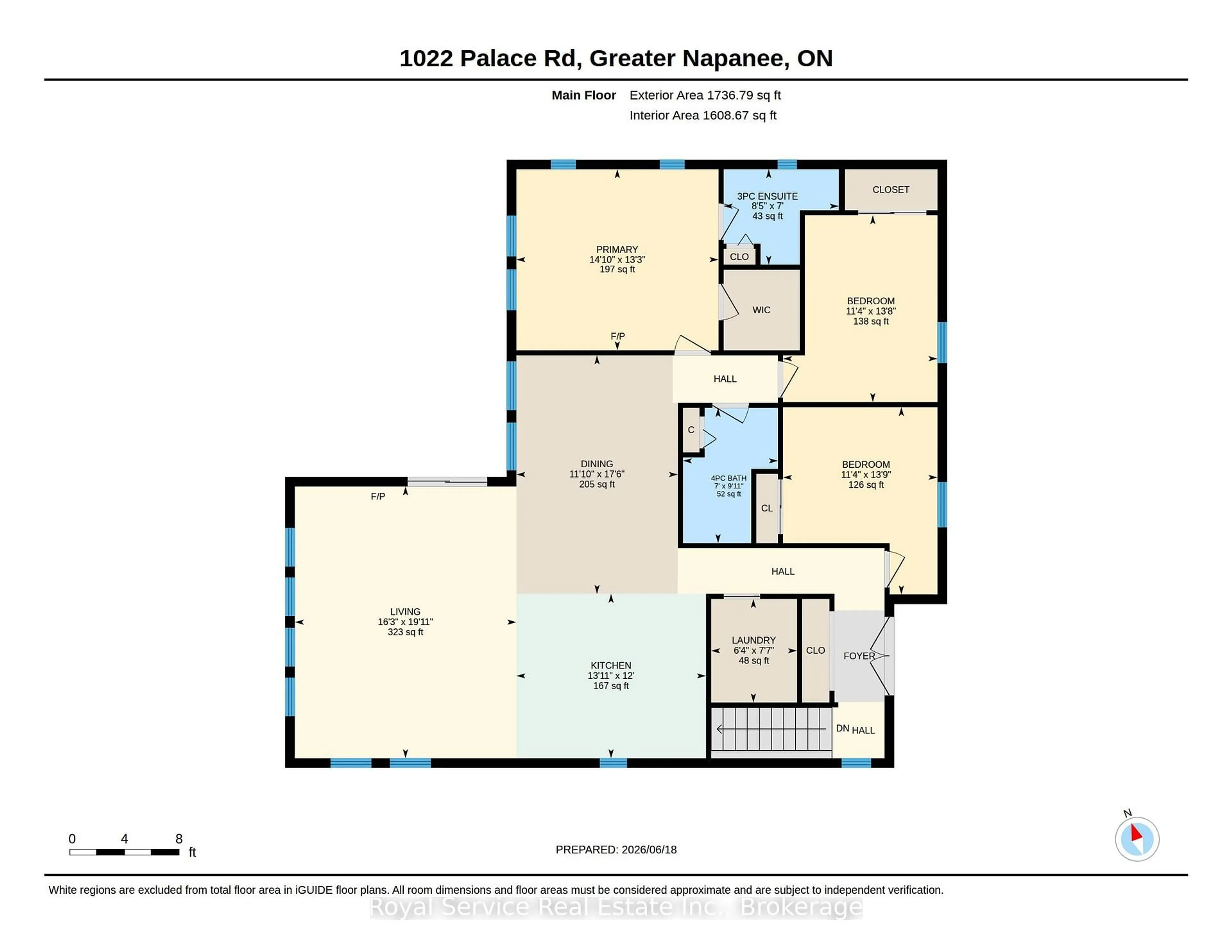 Floor plan for 1022 Palace Rd, Greater Napanee Ontario K7R 3K9