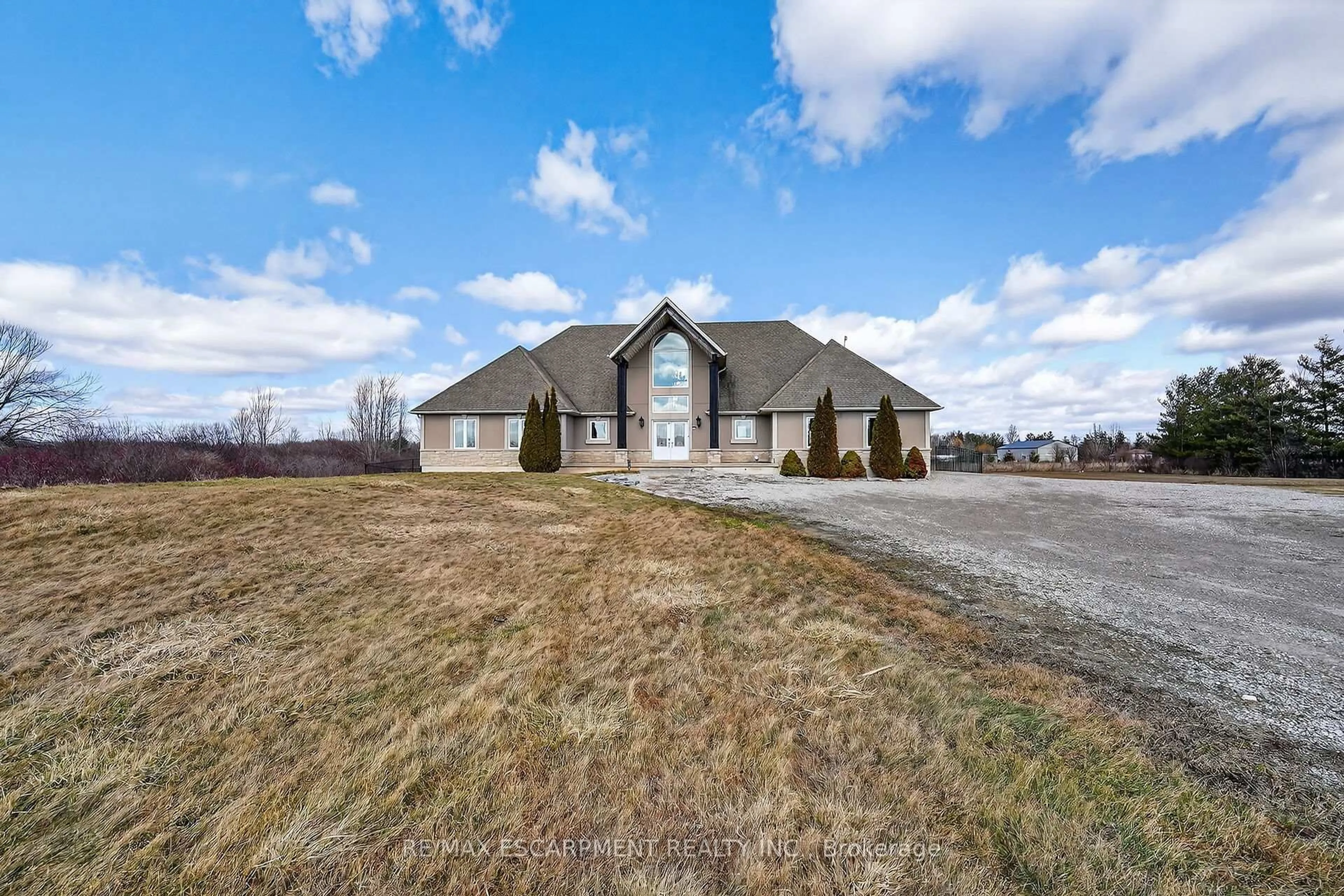 A pic from outside/outdoor area/front of a property/back of a property/a pic from drone, street for 4491 HALDIMAND 20 Rd, Haldimand Ontario N1A 2W3