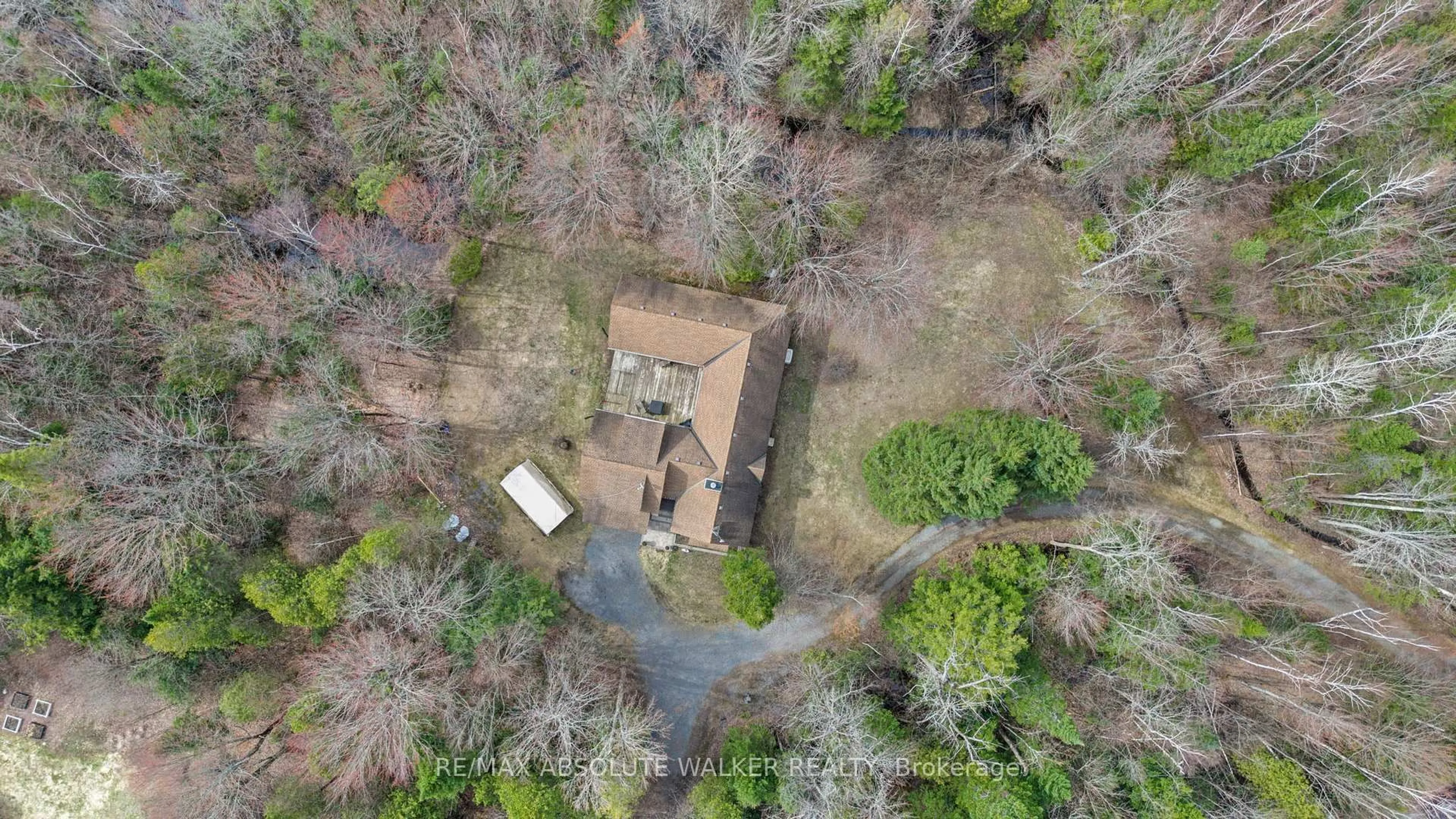 A pic from outside/outdoor area/front of a property/back of a property/a pic from drone, forest/trees view for 7681 Settler's Way, North Gower Ontario K0A 2T0