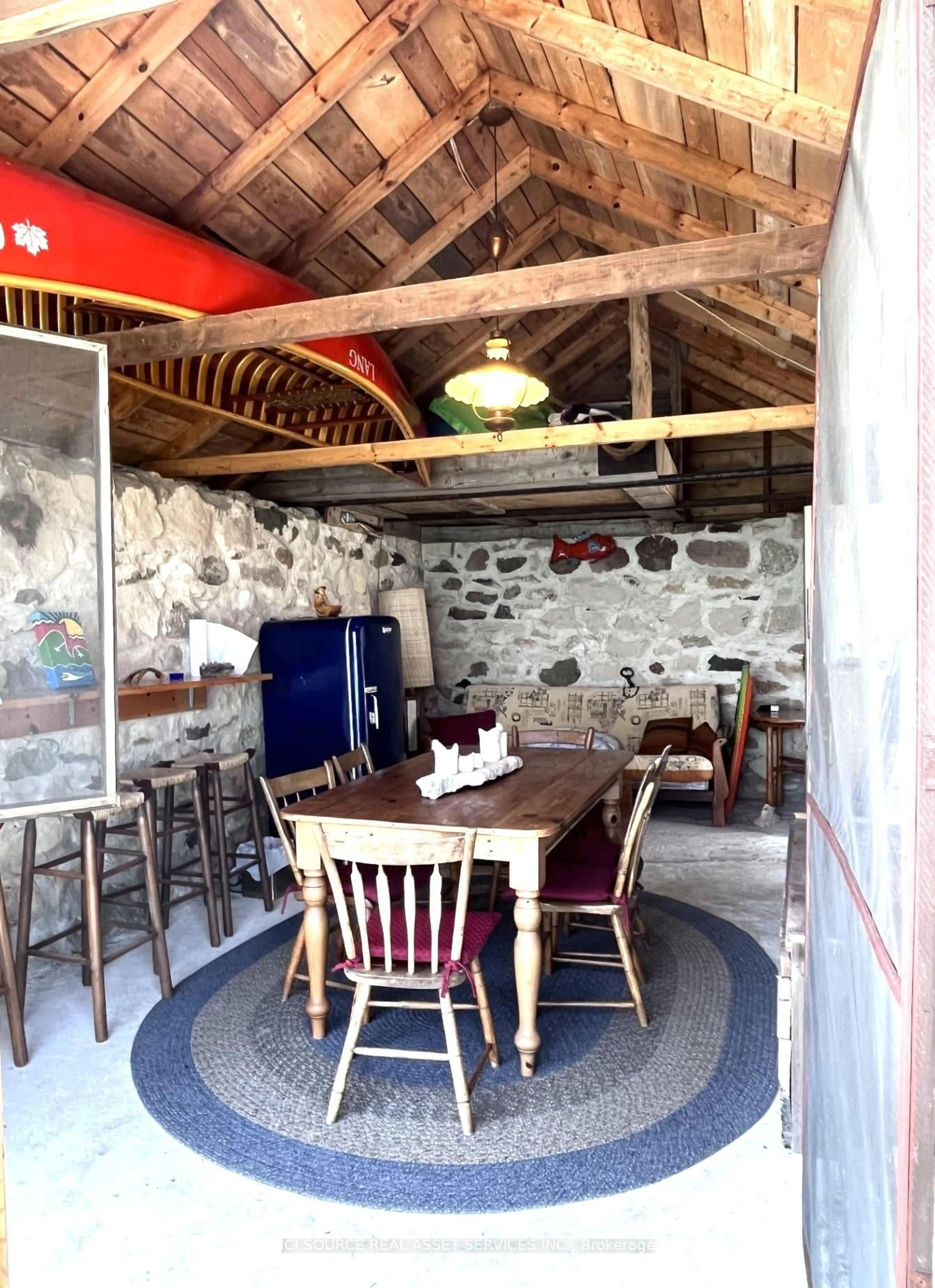 Dining room, cement floor for 60 Isthmus Bay Rd, Northern Bruce Peninsula Ontario N0H 1W0