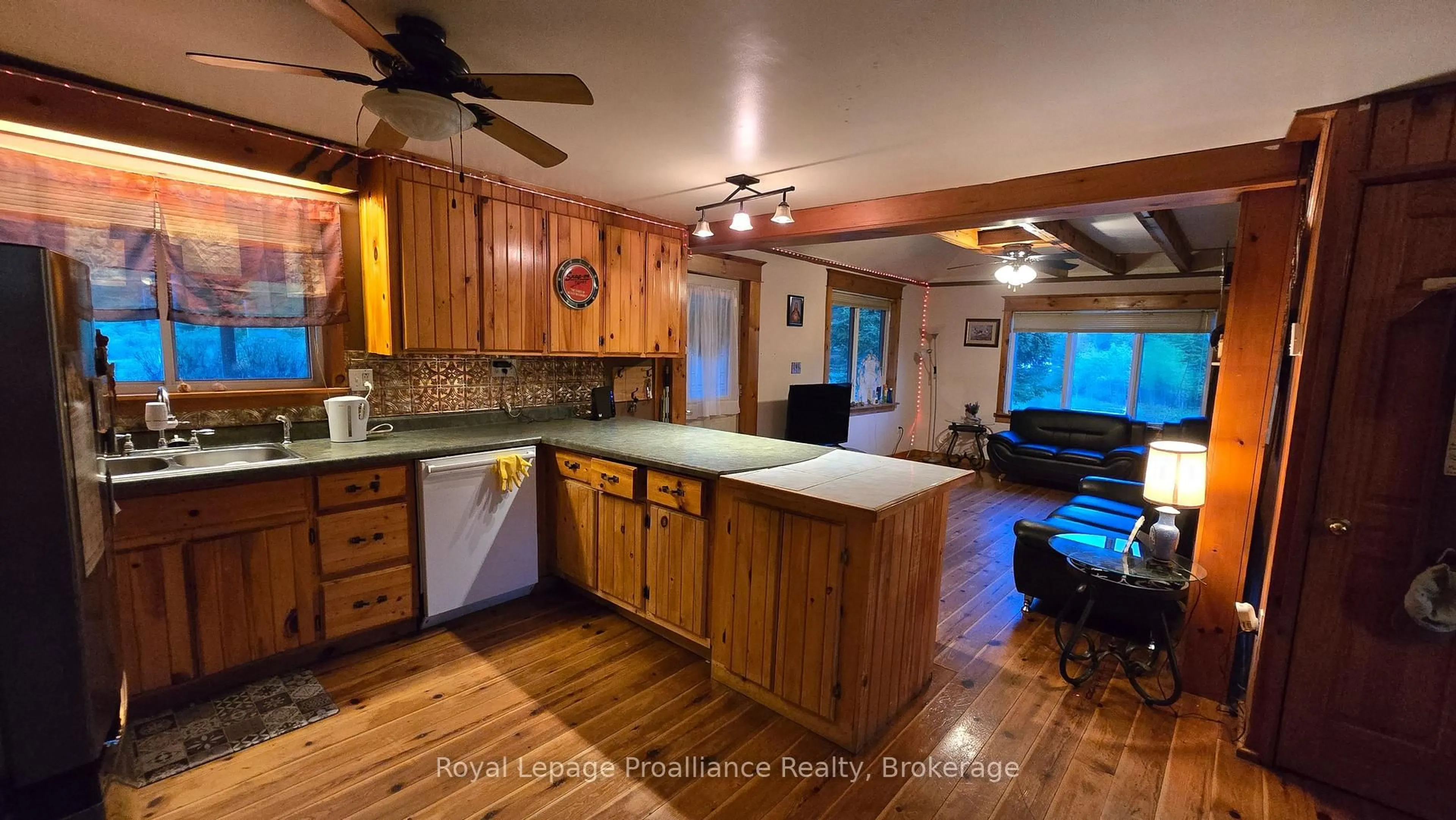 Open concept kitchen, unknown for 276 5th Concession Rd, Kaladar Ontario K0H 1P0