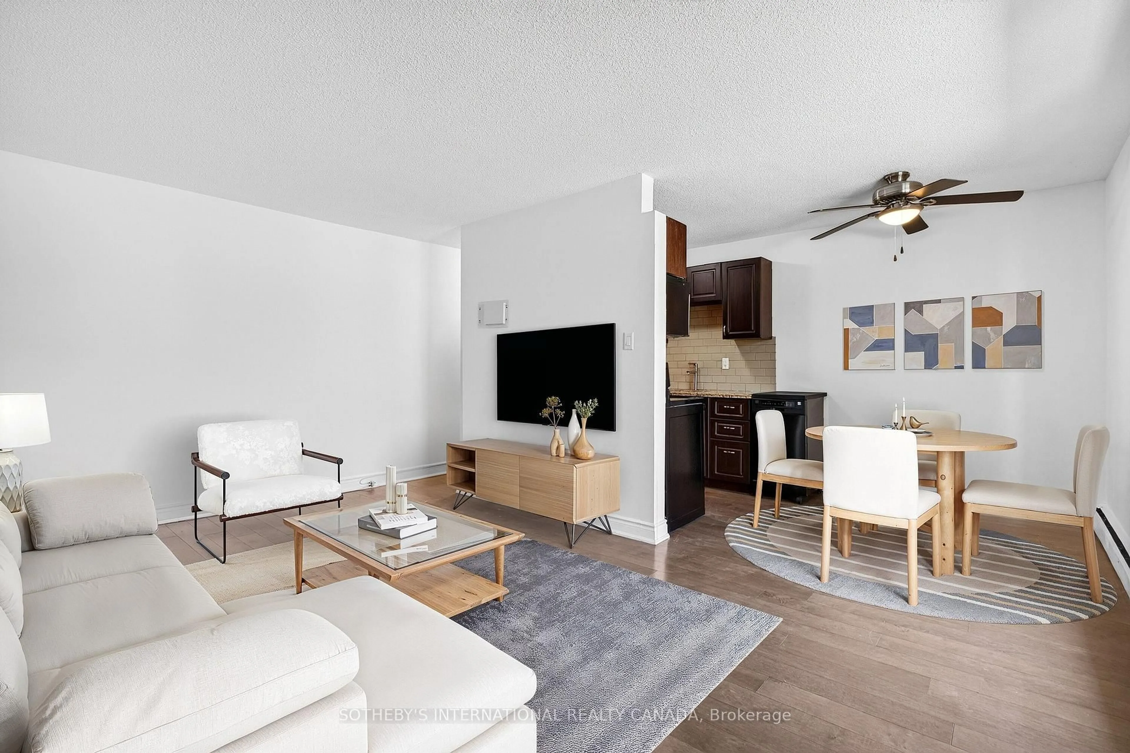 Living room with furniture, unknown for 81 Charlton Ave #103, Hamilton Ontario L8N 1Y7