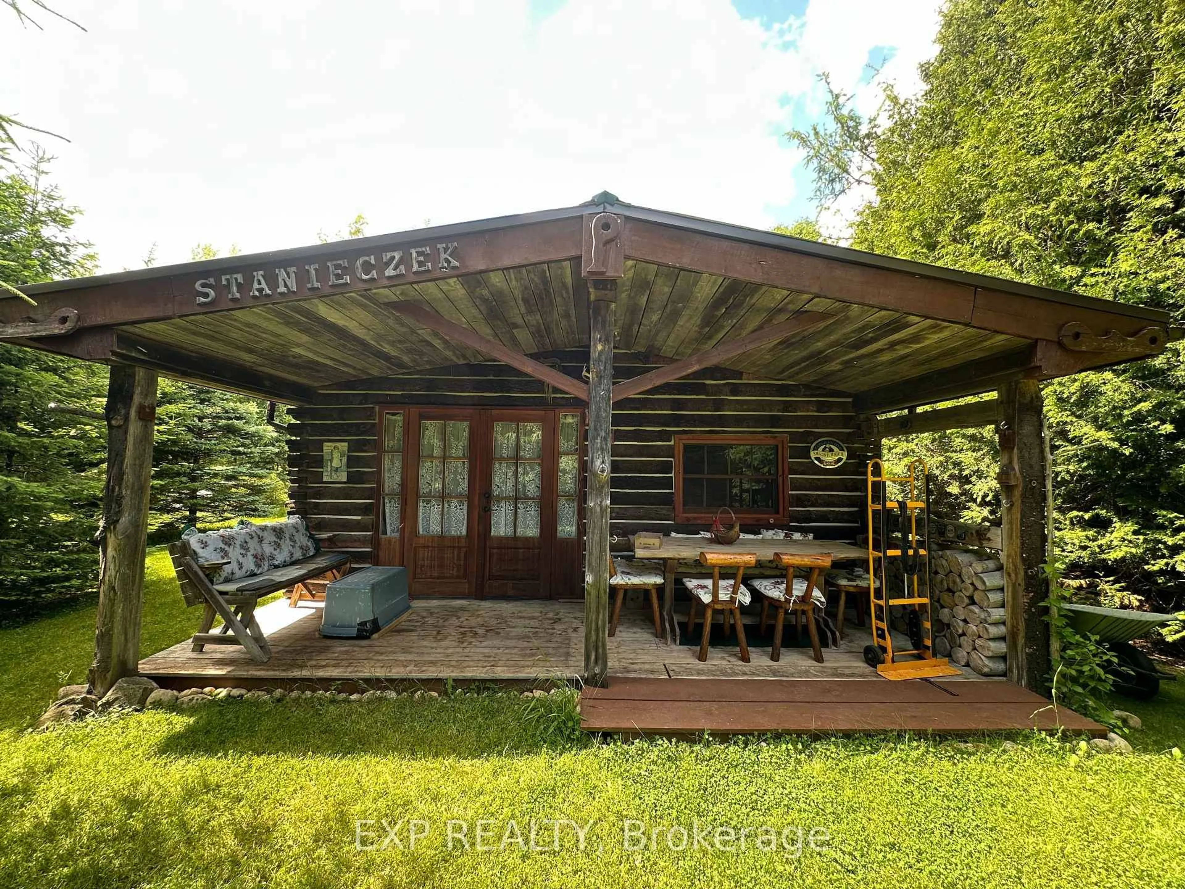 A pic from outside/outdoor area/front of a property/back of a property/a pic from drone, unknown for 444425 Concession Road 8, West Grey Ontario N0C 1H0
