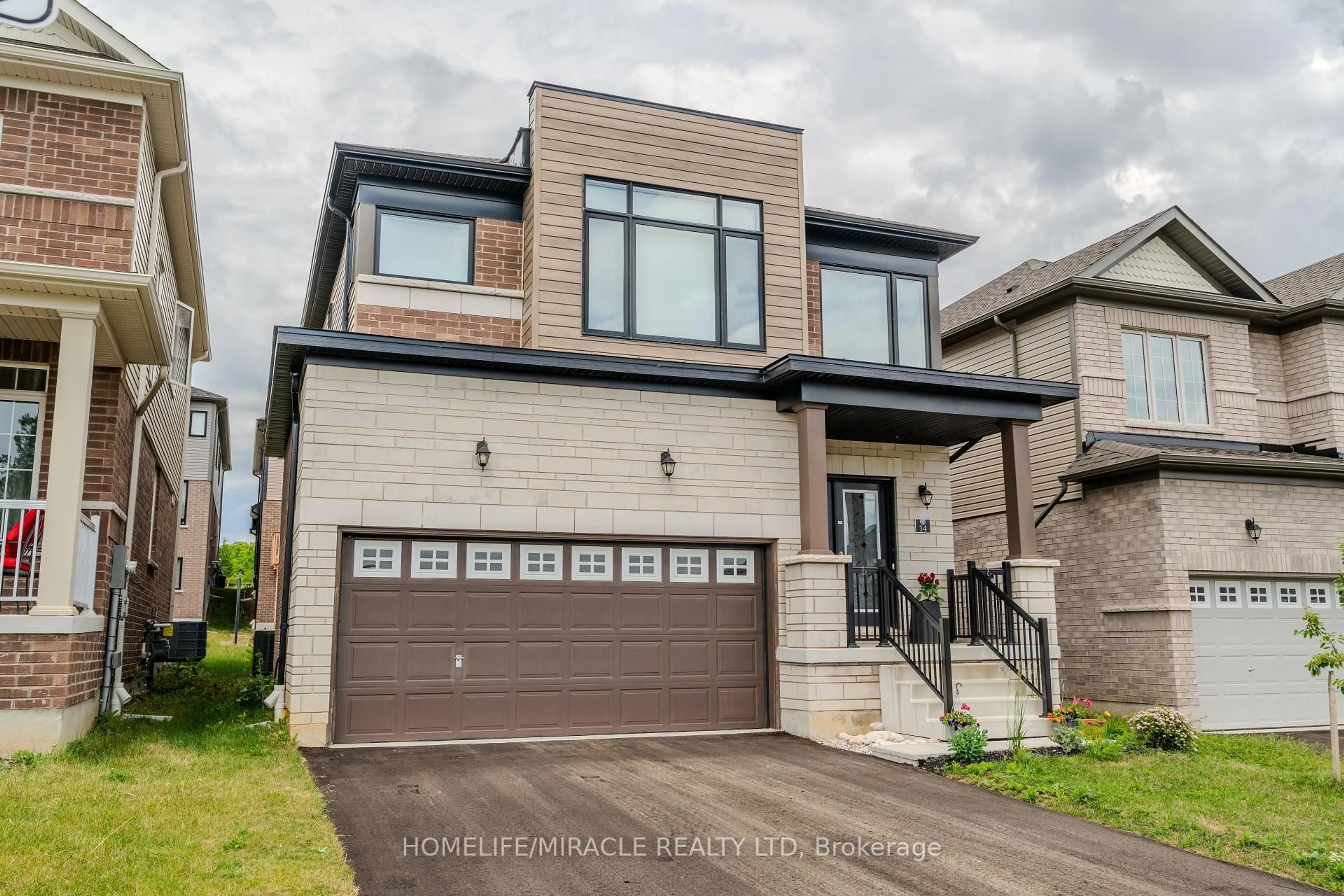 Home with brick exterior material, street for 14 Blaney St, Brant Ontario N3L 0M8
