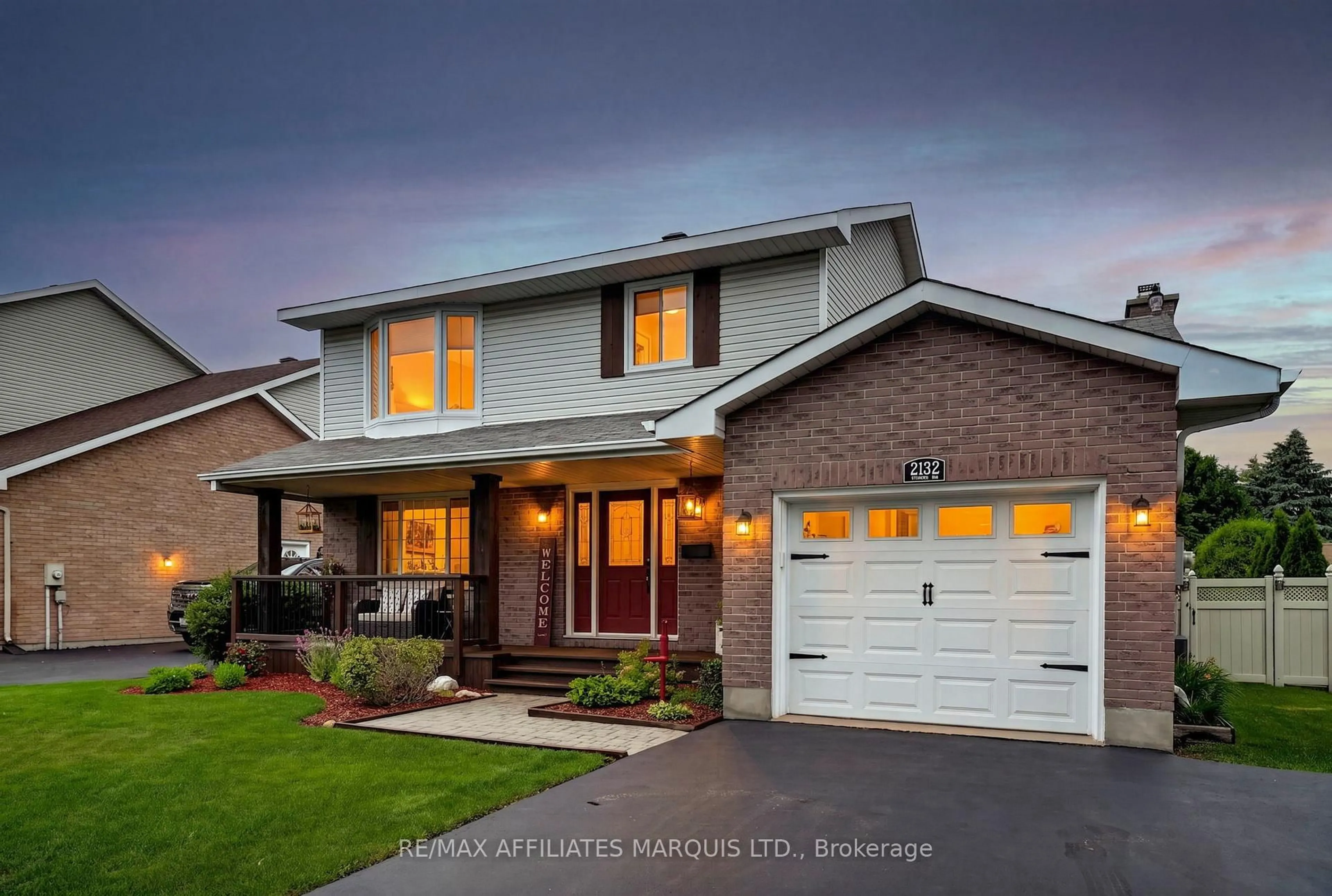 Home with brick exterior material, street for 2132 Concorde Ave, Cornwall Ontario K6H 7E2