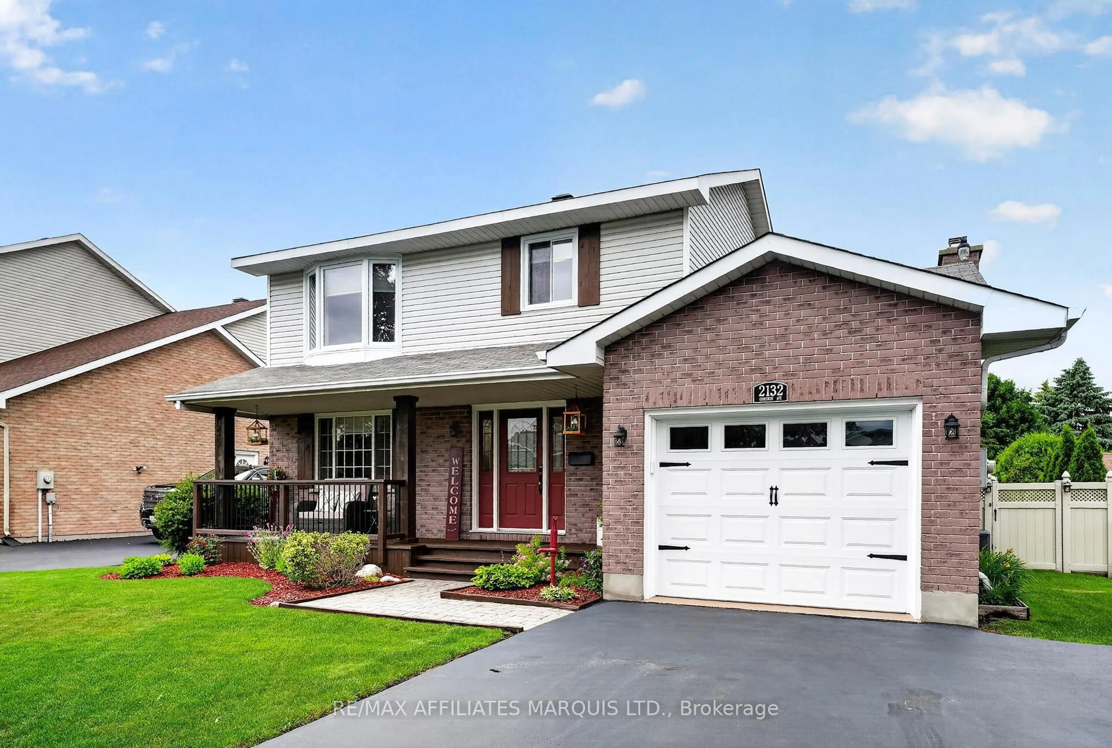 Home with brick exterior material, street for 2132 Concorde Ave, Cornwall Ontario K6H 7E2