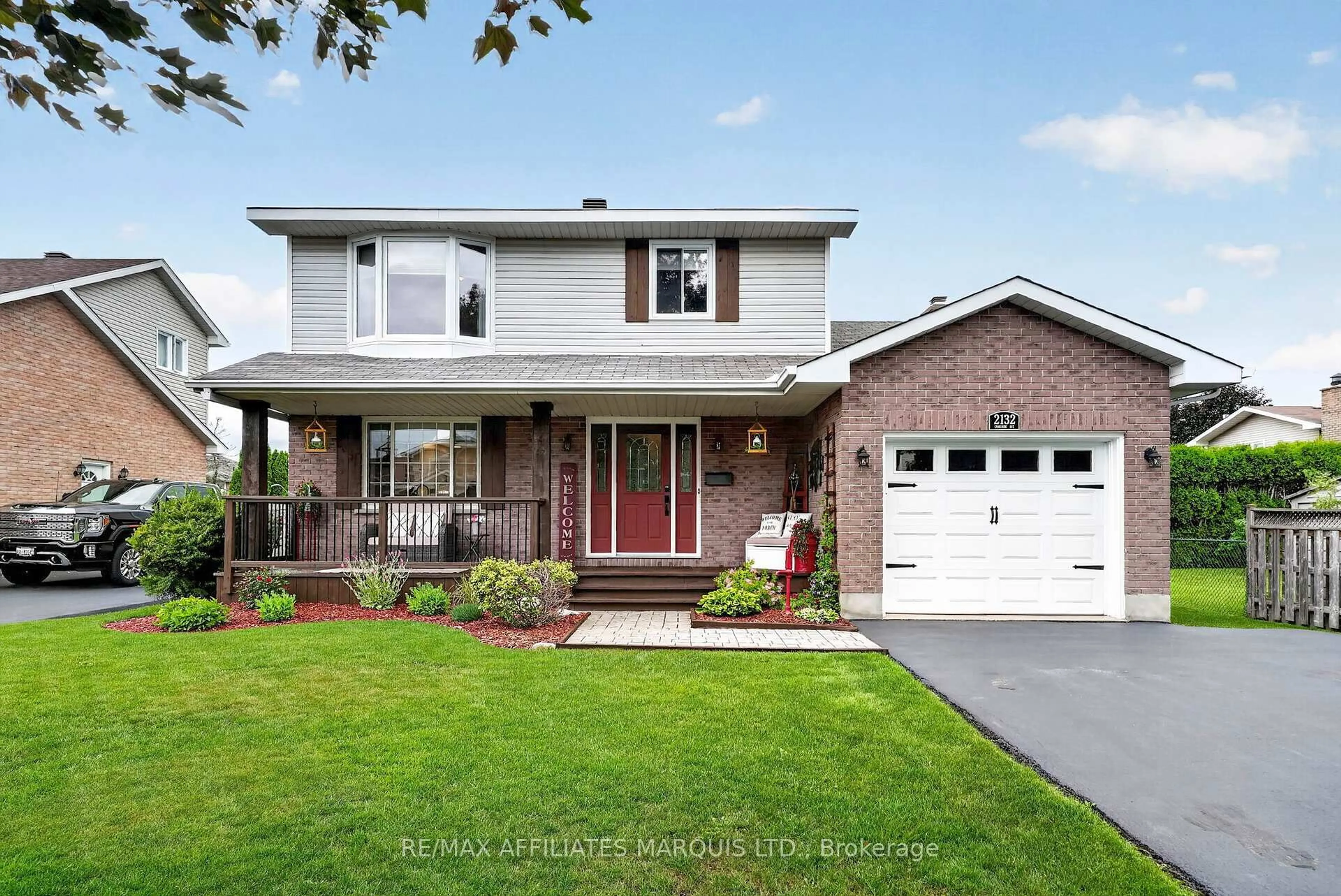 Home with brick exterior material, street for 2132 Concorde Ave, Cornwall Ontario K6H 7E2