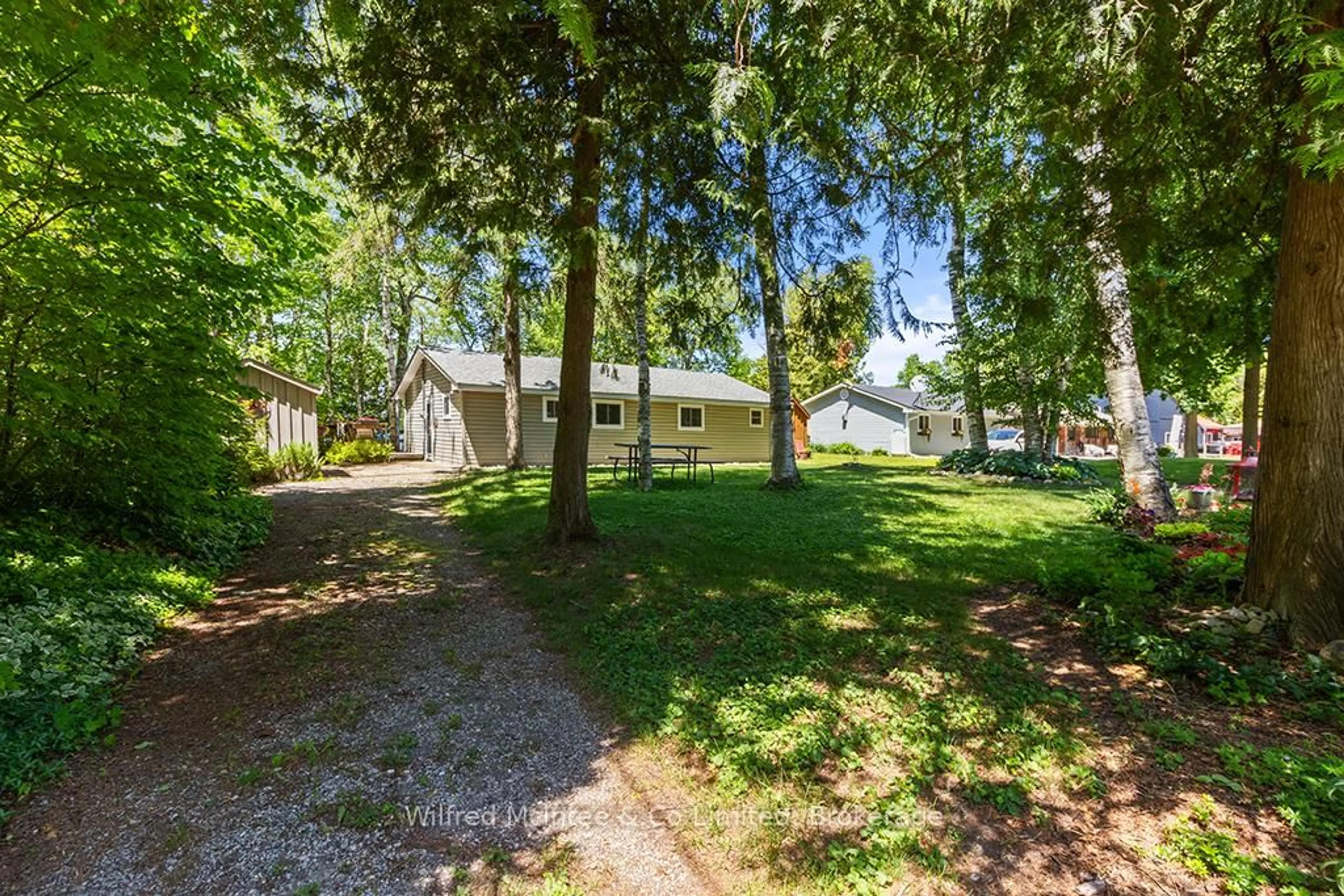 Patio, forest/trees view for 757 Bruce Road 13, Native Leased Lands Ontario N0H 2L0